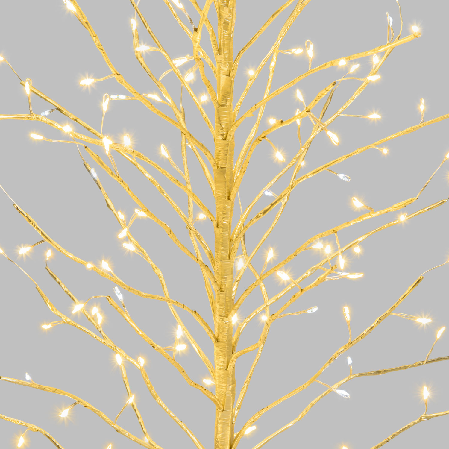 Lichtbaum Champagner 0,6 m, 160 warmweiße Mikro-LEDs und Kaltweiß, Innenbereich 7 Lichtbaum Champagner 0,6 m, 160 warmweiße Mikro-LEDs und Kaltweiß, Innenbereich 7