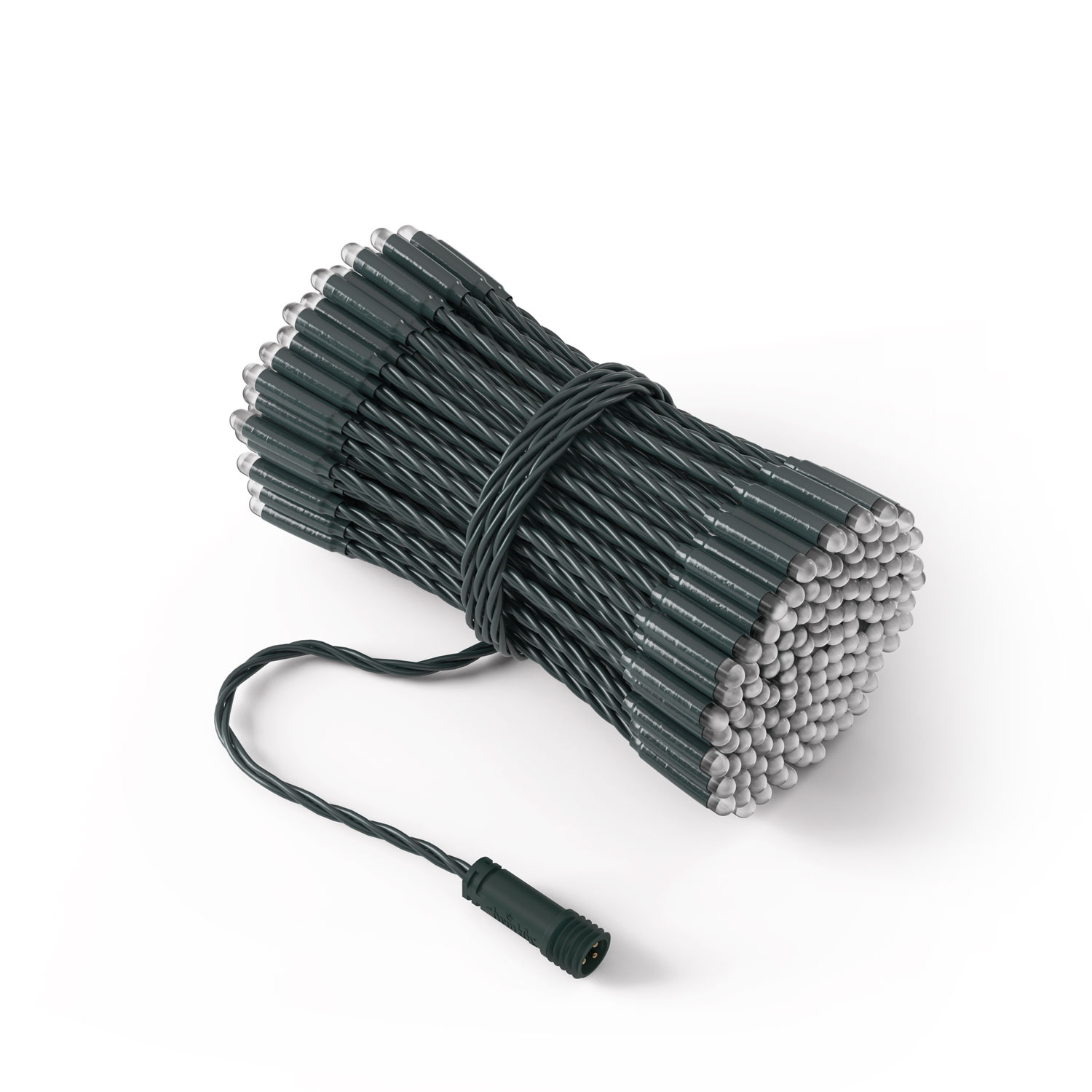 25m, 250 LEDs RGB and Warm White String Lights Twinkly Plus, Green Cable 5 25m, 250 LEDs RGB and Warm White String Lights Twinkly Plus, Green Cable 5