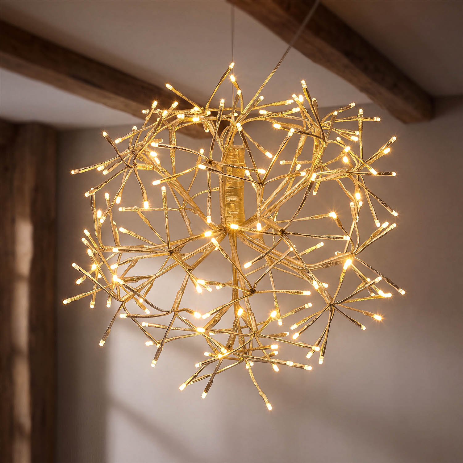 TWIGball Champagne, Ø 45 cm, 180 led bianco caldo