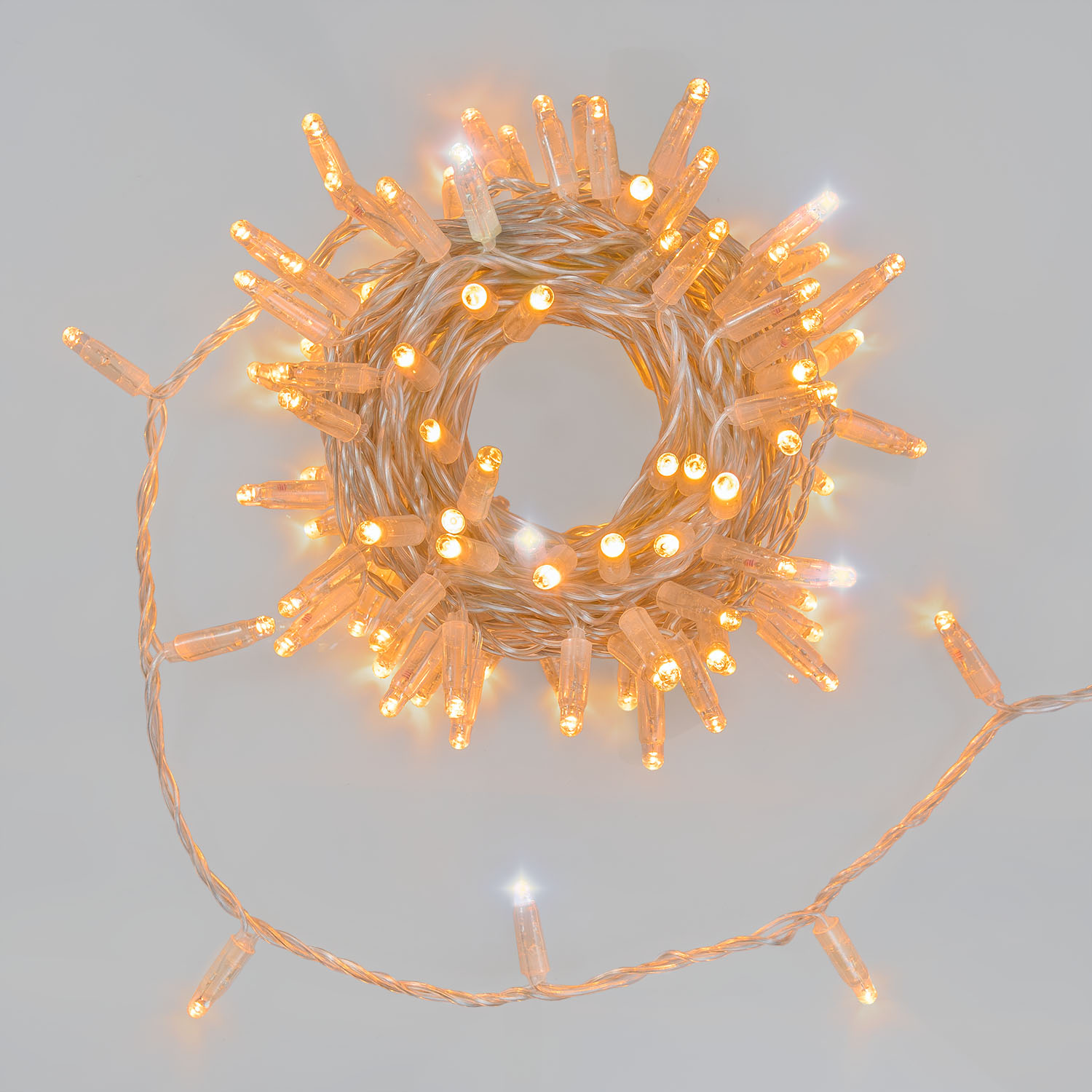 Guirnalda Connect ProLine 36V Dual Color Flashing, 12 m, 120 maxiled blanco cálido, cable transparente