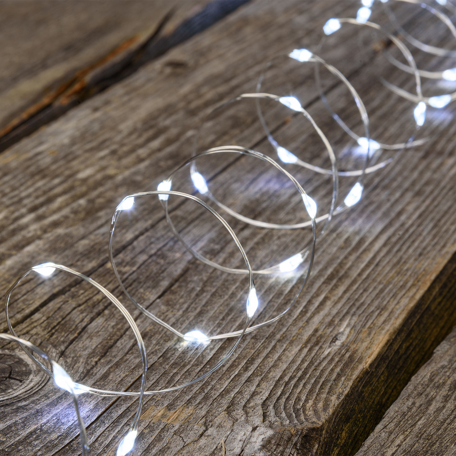 Lichterkette 20 m, 400 Micro LEDs kaltweiß 5 Lichterkette 20 m, 400 Micro LEDs kaltweiß 5