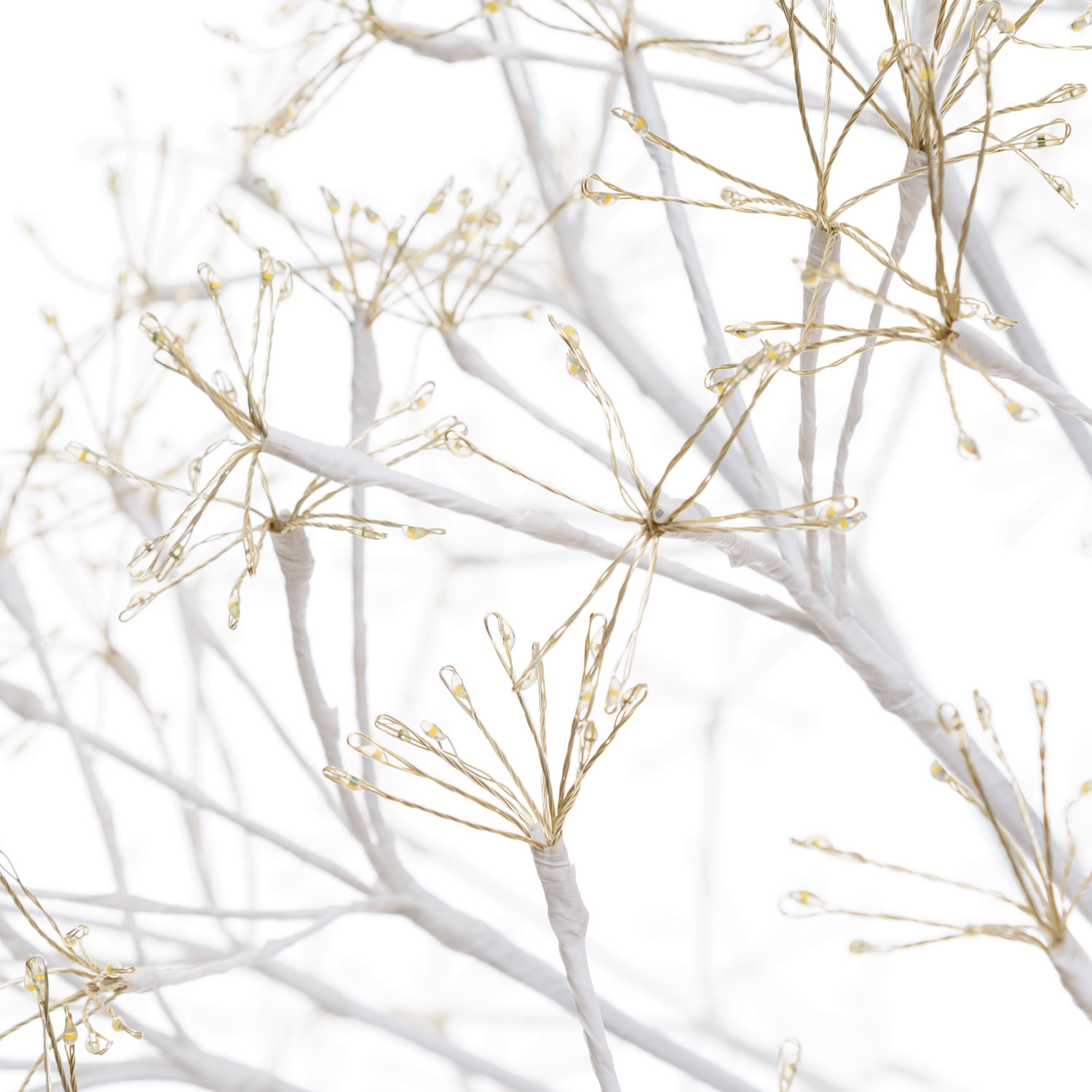 Sphère RICCO avec branches blanches, Ø 80 cm, 2500 microled blanc chaud, intérieur 6 Sphère RICCO avec branches blanches, Ø 80 cm, 2500 microled blanc chaud, intérieur 6