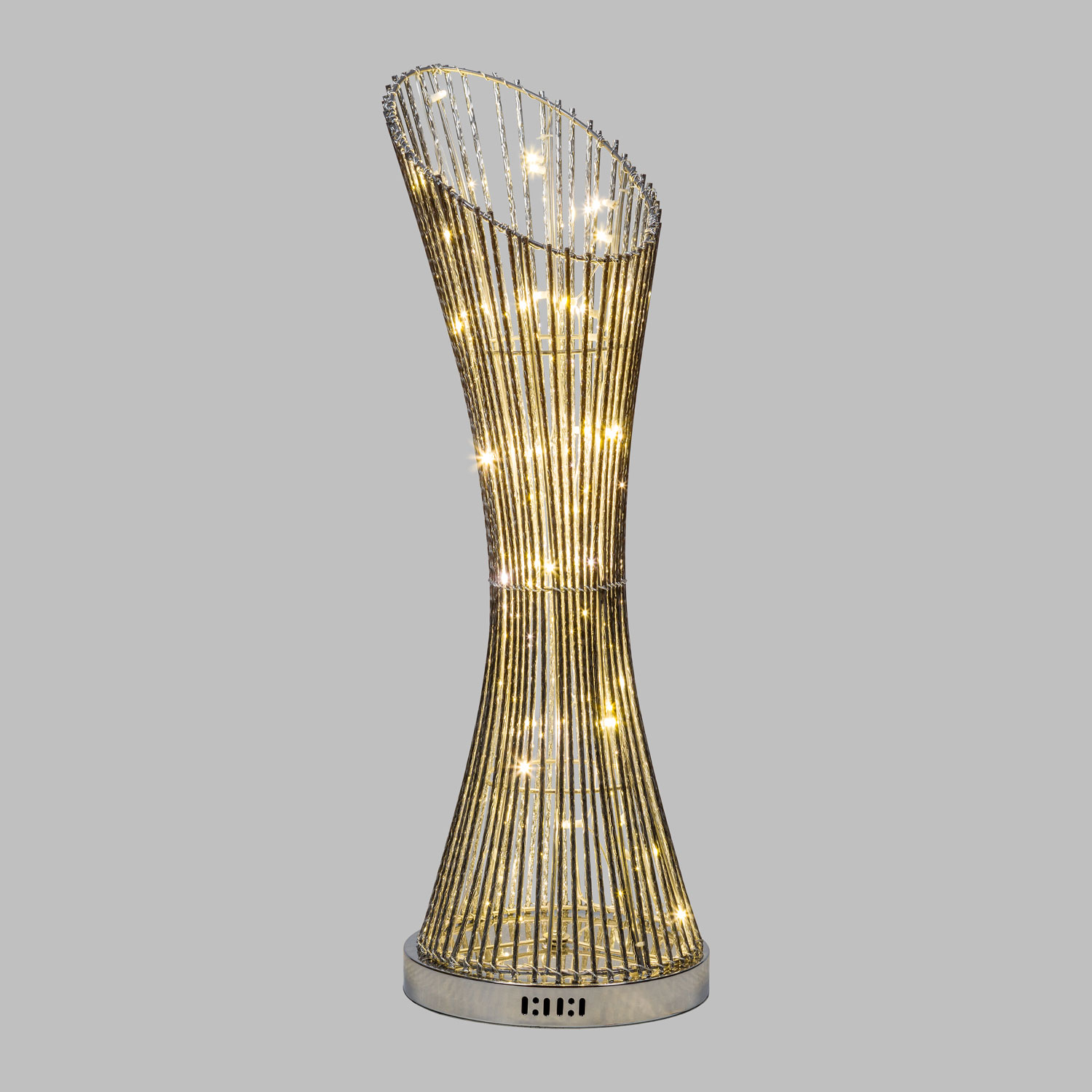 0.8m 60 Warm White LEDs Silver Aluminum Flared Column 5 0.8m 60 Warm White LEDs Silver Aluminum Flared Column 5