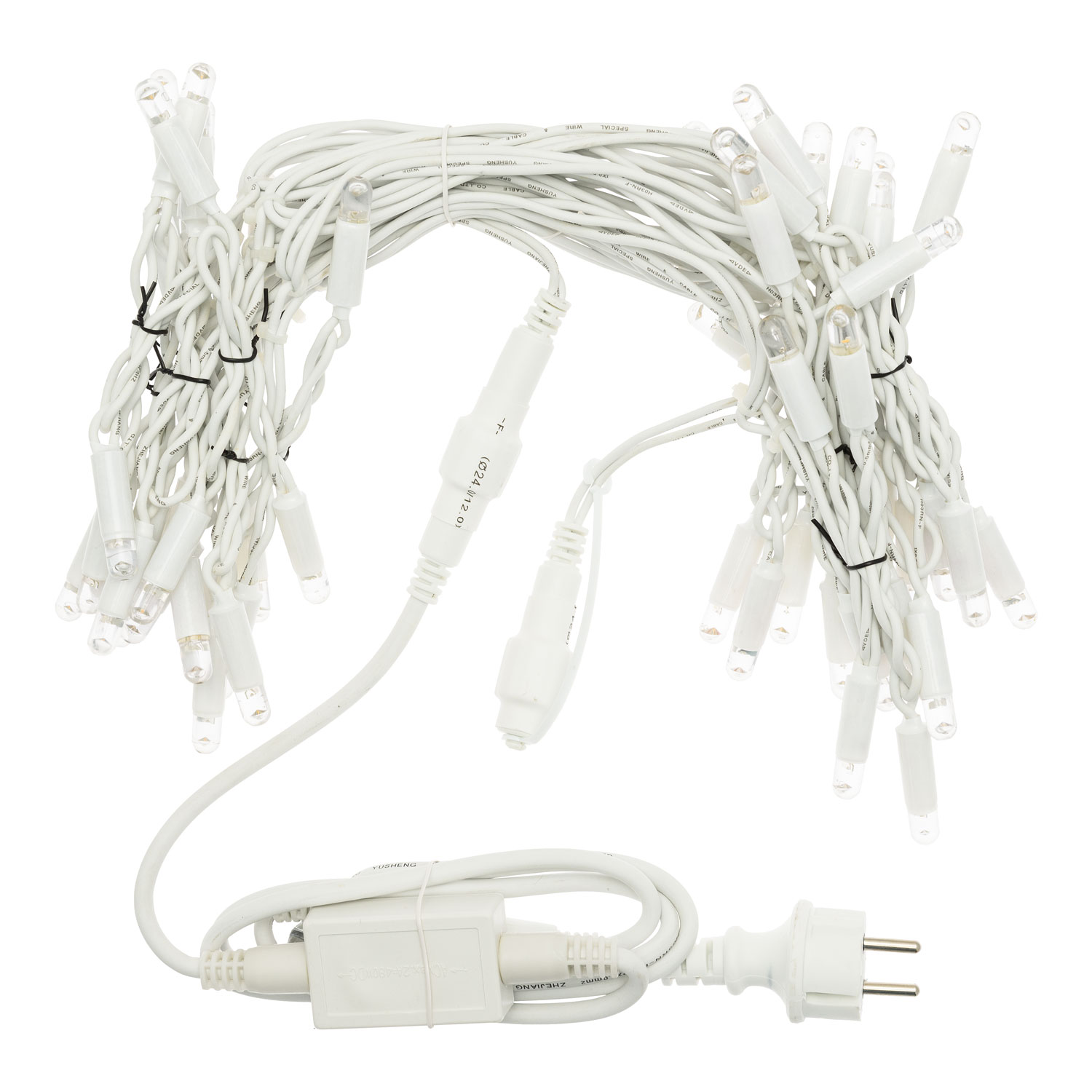 Stalattite 3,2 x h 0,4 m, 56 superled bianco freddo, cavo bianco, prolungabile 2 Stalattite 3,2 x h 0,4 m, 56 superled bianco freddo, cavo bianco, prolungabile 2