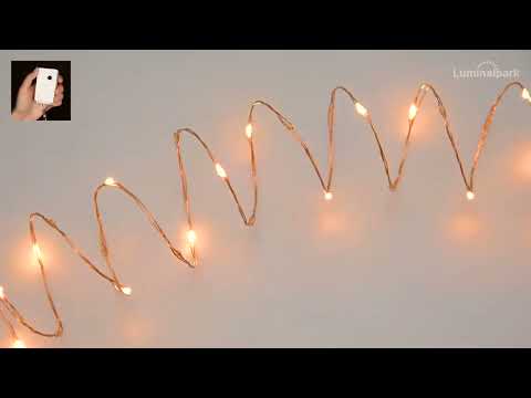 Lichterkette 10 m, 200 MicroLEDs extra warmweiß 2 Lichterkette 10 m, 200 MicroLEDs extra warmweiß 2