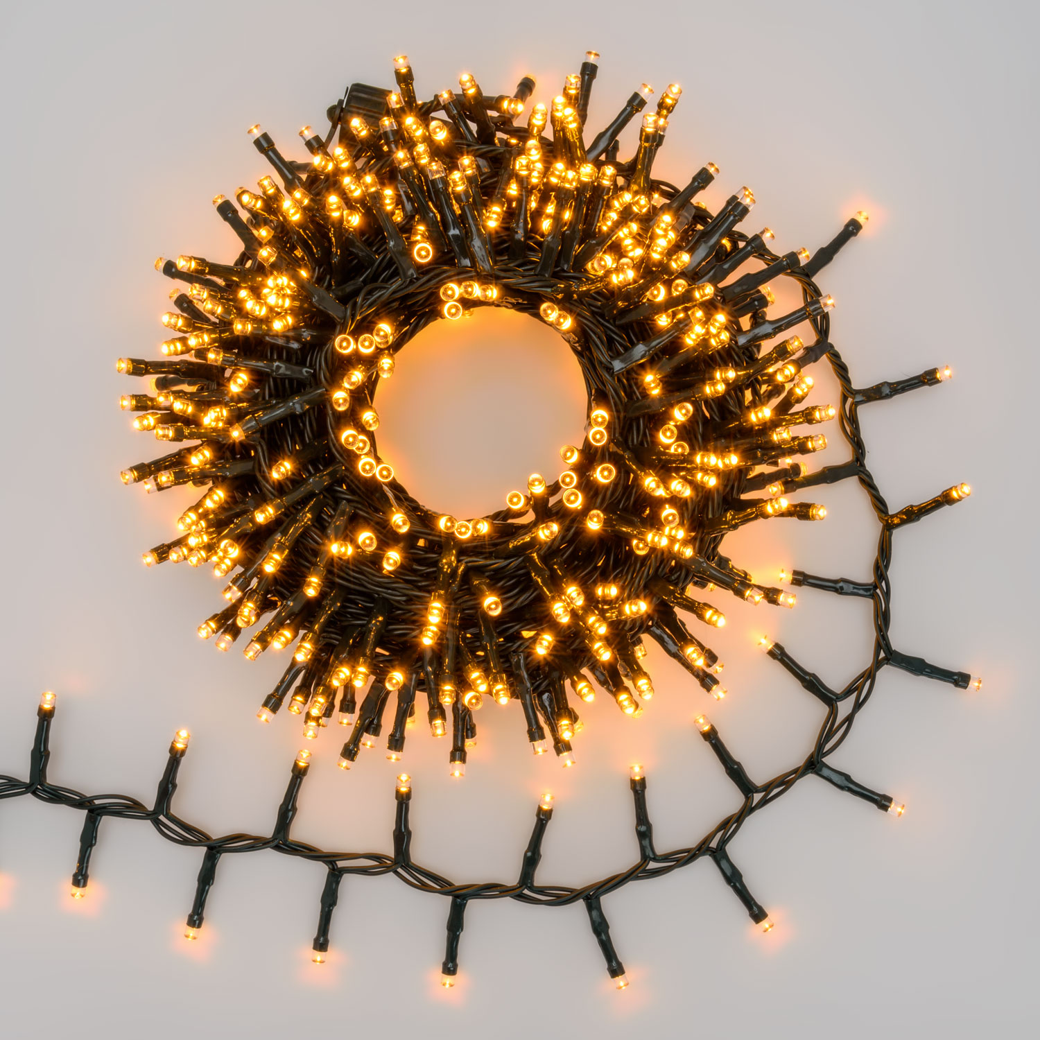 10m 500 Traditional Warm White Led Connectable Mini Cluster Lights, Green Cable 1 10m 500 Traditional Warm White Led Connectable Mini Cluster Lights, Green Cable 1