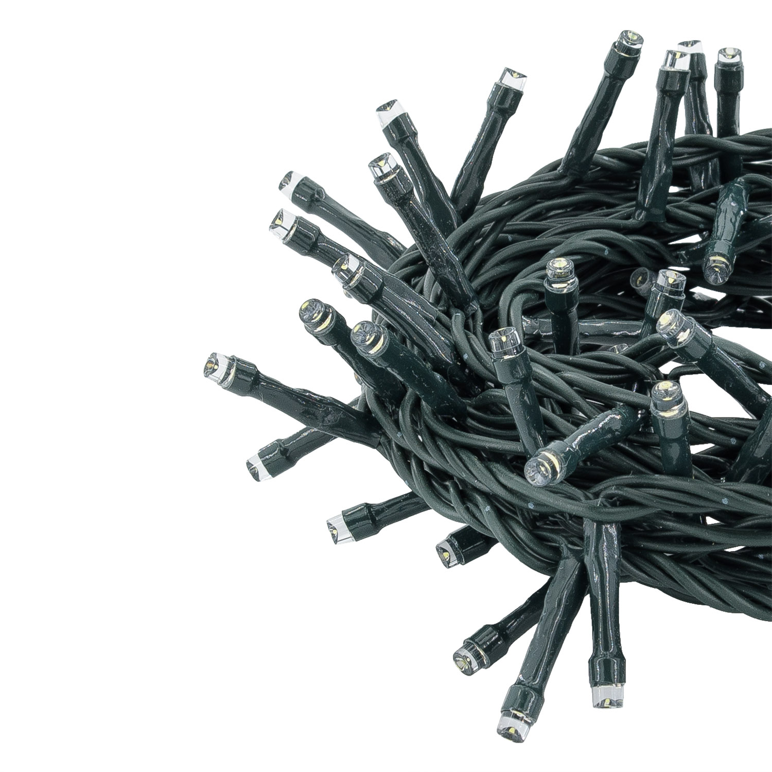 Lichterkette Connect+ 8 m, 160 LEDs Kaltweiß, grünes Kabel, verlängerbar 3 Lichterkette Connect+ 8 m, 160 LEDs Kaltweiß, grünes Kabel, verlängerbar 3