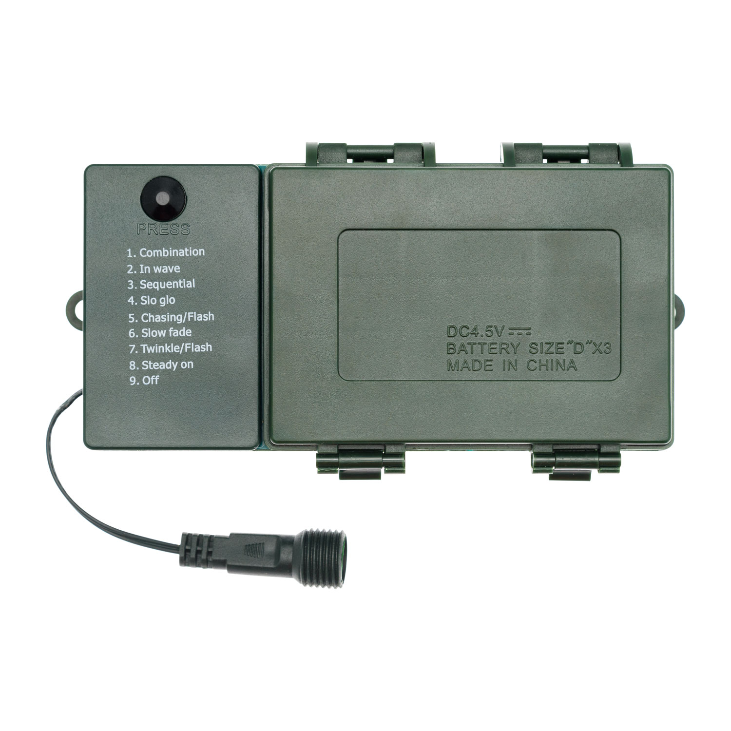 Lichterkette 25 m, 500 LEDs warmweiß, Solarpaneel, Trafo und Batteriehalter inklusive 7