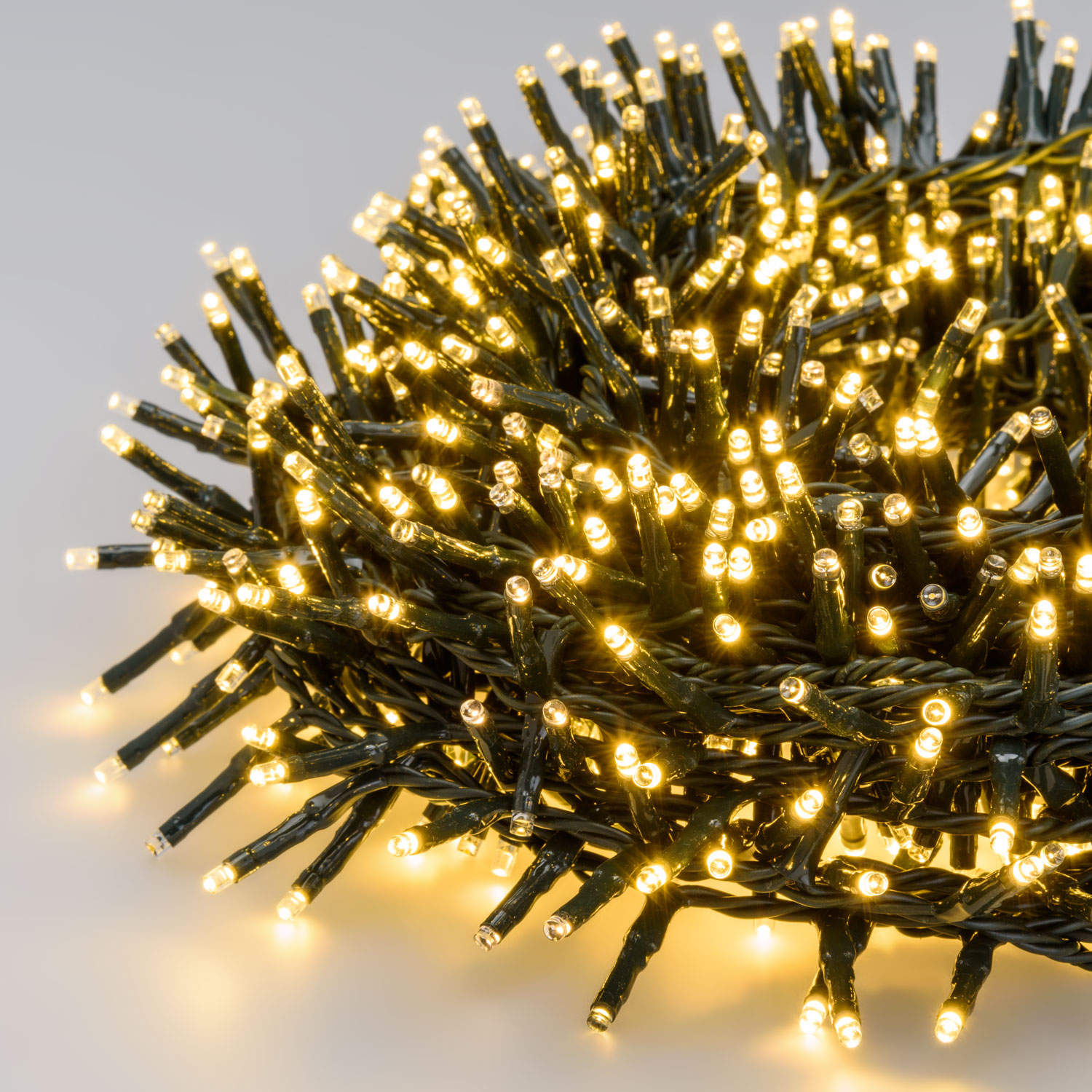 MiniCluster Lichterkette 20 m, 1000 Mini LEDs warmweiß, Multiflash 4 MiniCluster Lichterkette 20 m, 1000 Mini LEDs warmweiß, Multiflash 4