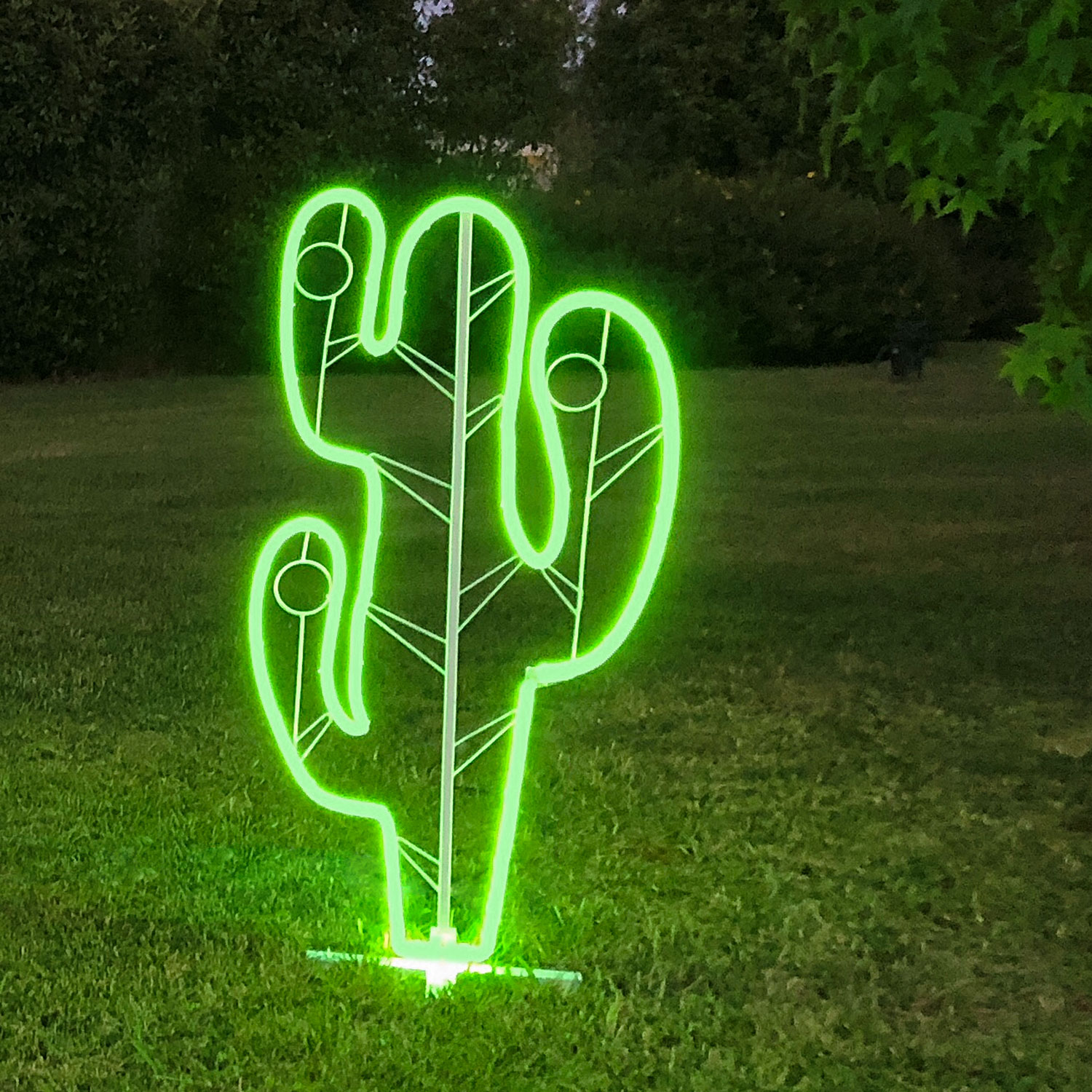 Lampada decorativa Cactus neon h 120 cm 2 Lampada decorativa Cactus neon h 120 cm 2