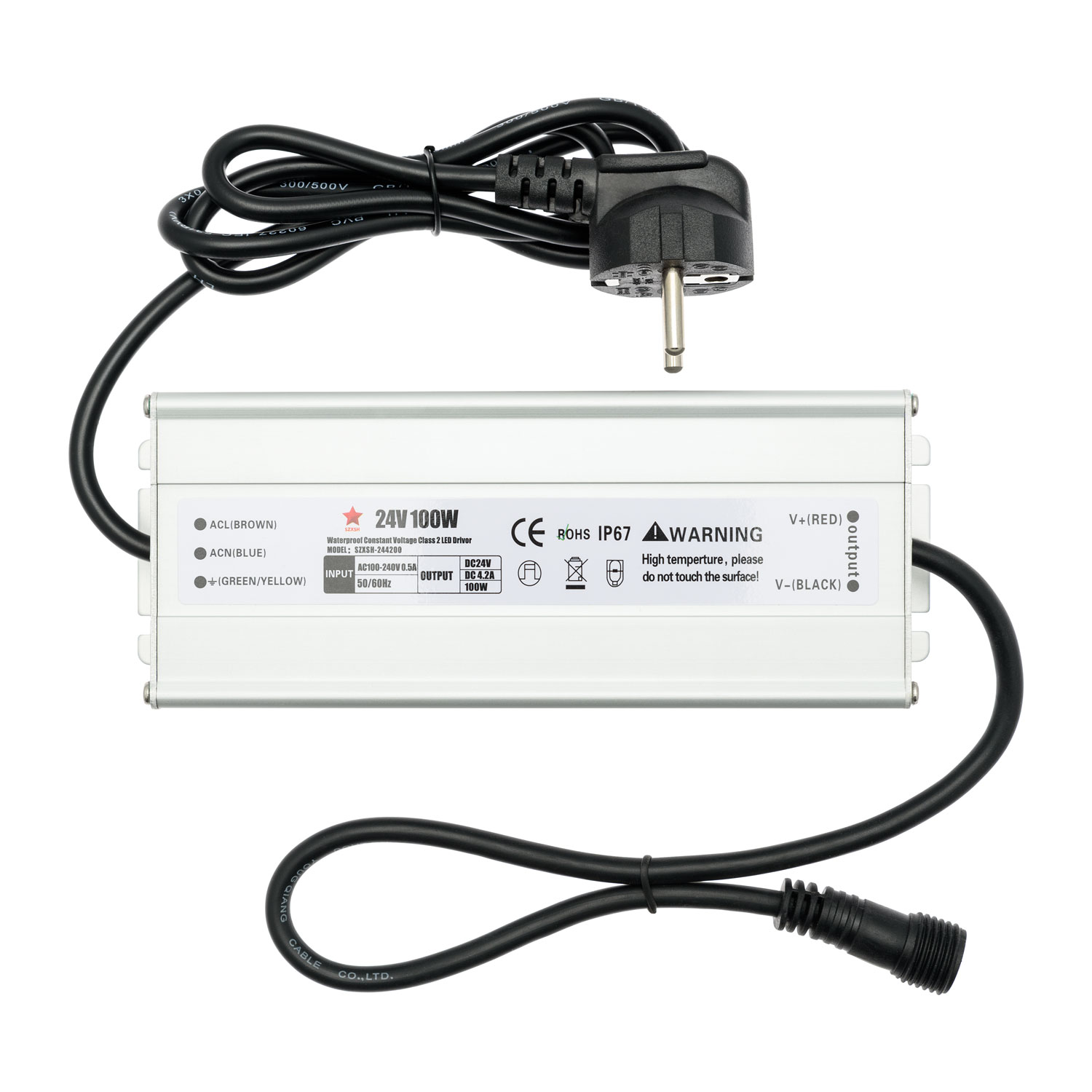 Transformateur pour lumières décoratives, 24 Volt DC, Max 100 Watt Transformateur pour lumières décoratives, 24 Volt DC, Max 100 Watt