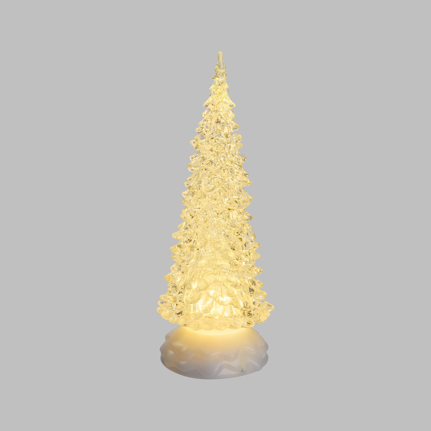 Sapin de Noël Acrylique effet Glaçé, led blanc chaud 5 Sapin de Noël Acrylique effet Glaçé, led blanc chaud 5