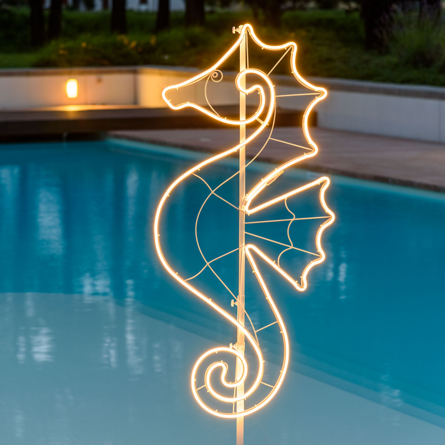 Seahorse Neon Lights SMD, h. 114 cm, 520 Leds Warm White Seahorse Neon Lights SMD, h. 114 cm, 520 Leds Warm White