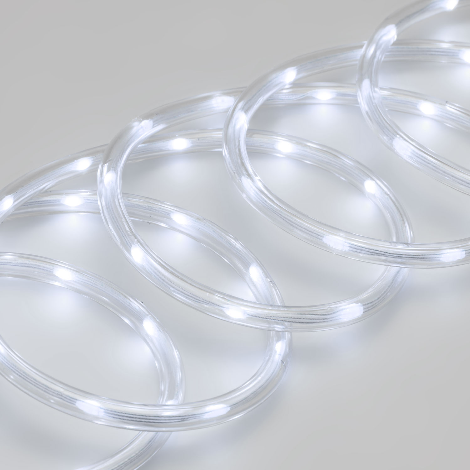 Tube lumineux 20 m, gouttes de lumière led 360° blanc froid 3 Tube lumineux 20 m, gouttes de lumière led 360° blanc froid 3