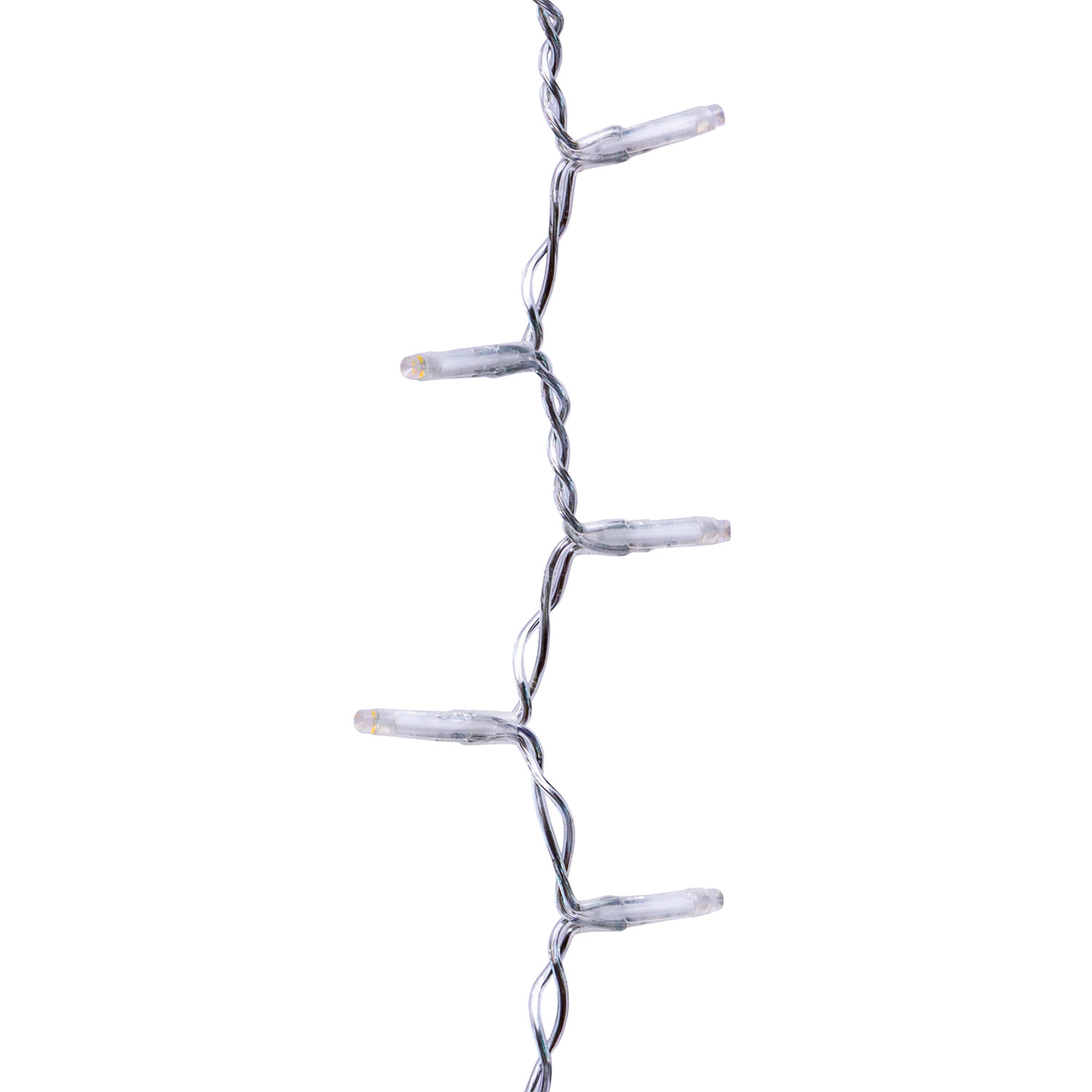 Stalattite 3,4 x h 0,8 m, 384 miniled bianco caldo e bianco extra caldo, cavo trasparente 5