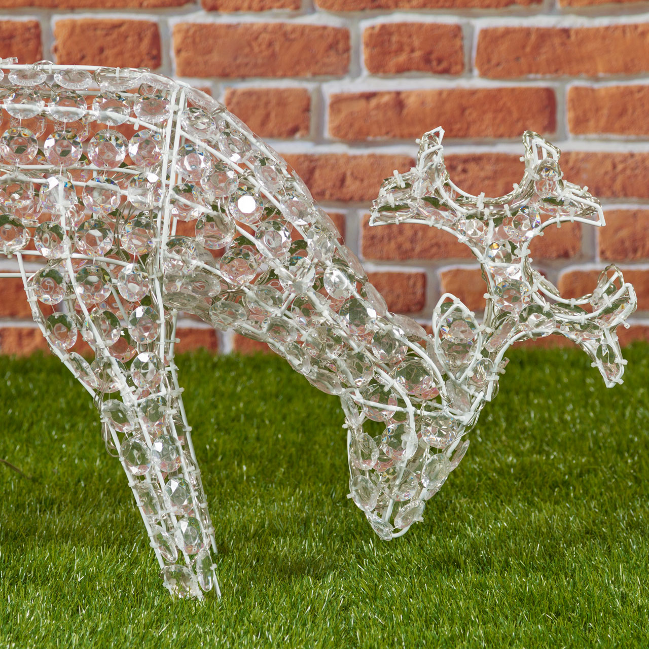 Renne qui broute l'herbe, h. 50 cm, LED blanc froid 8 Renne qui broute l'herbe, h. 50 cm, LED blanc froid 8