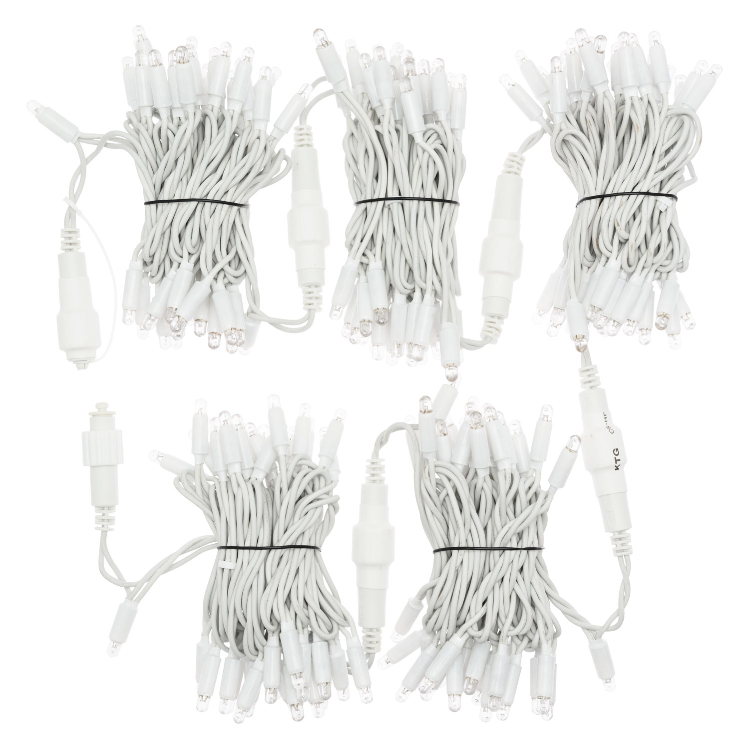 Catena 20 m, 200 maxiled bianco caldo SOFT, cavo bianco, prolungabile, IP67 3