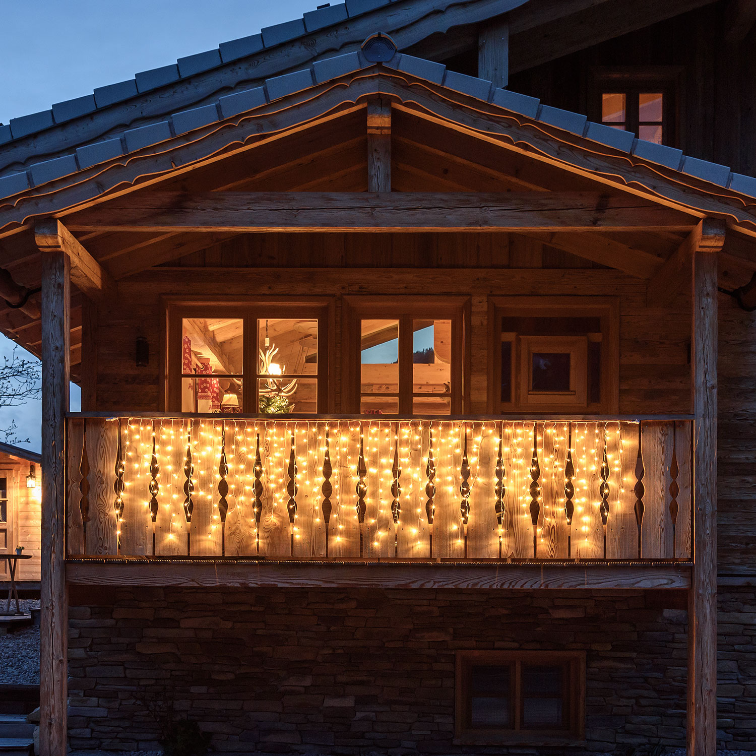 Stalattite di luci, 432 led bianco caldo 6 Stalattite di luci, 432 led bianco caldo 6