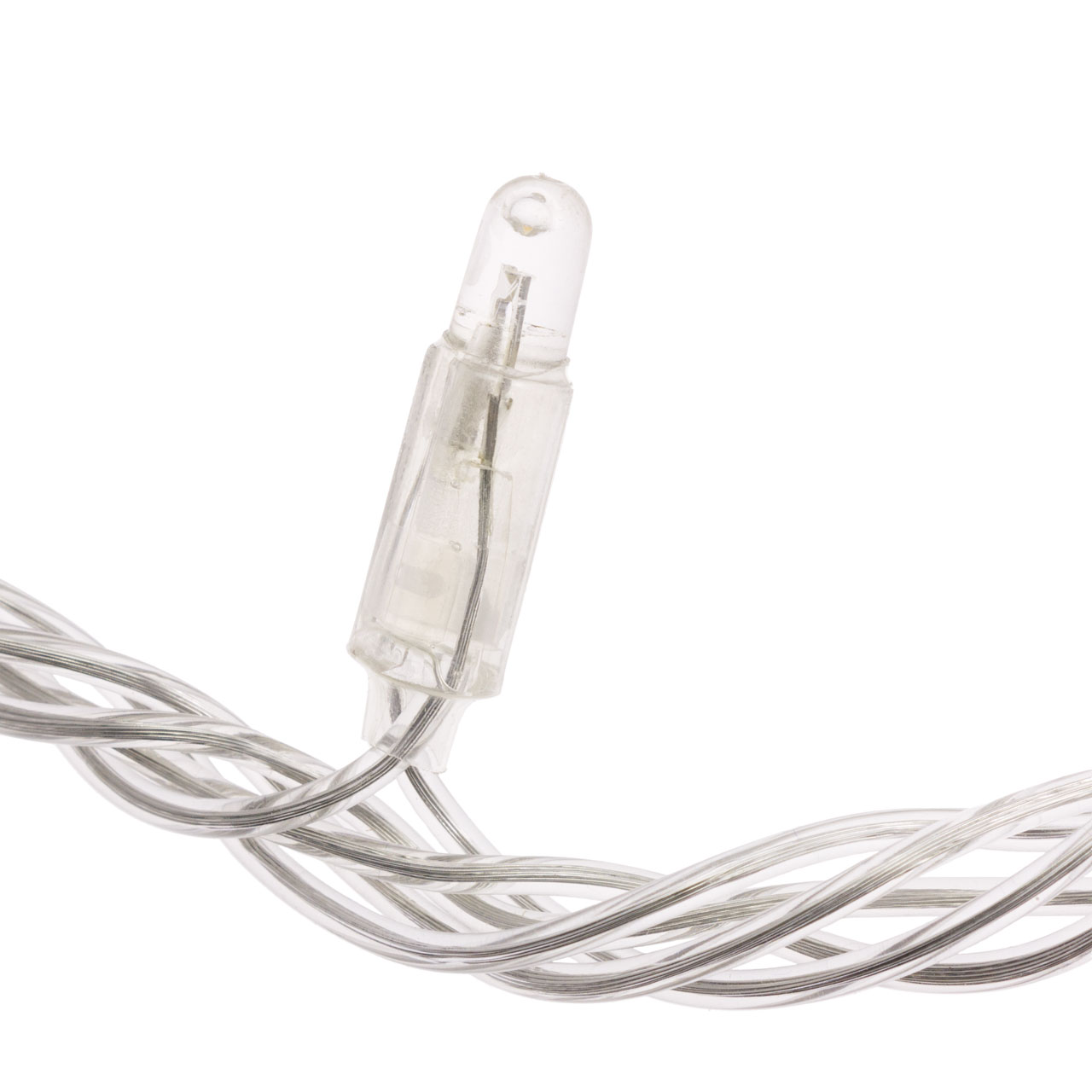 Guirlande 10 m, 96 maxiled blanc chaud, câble transparent, prolongeable 11 Guirlande 10 m, 96 maxiled blanc chaud, câble transparent, prolongeable 11