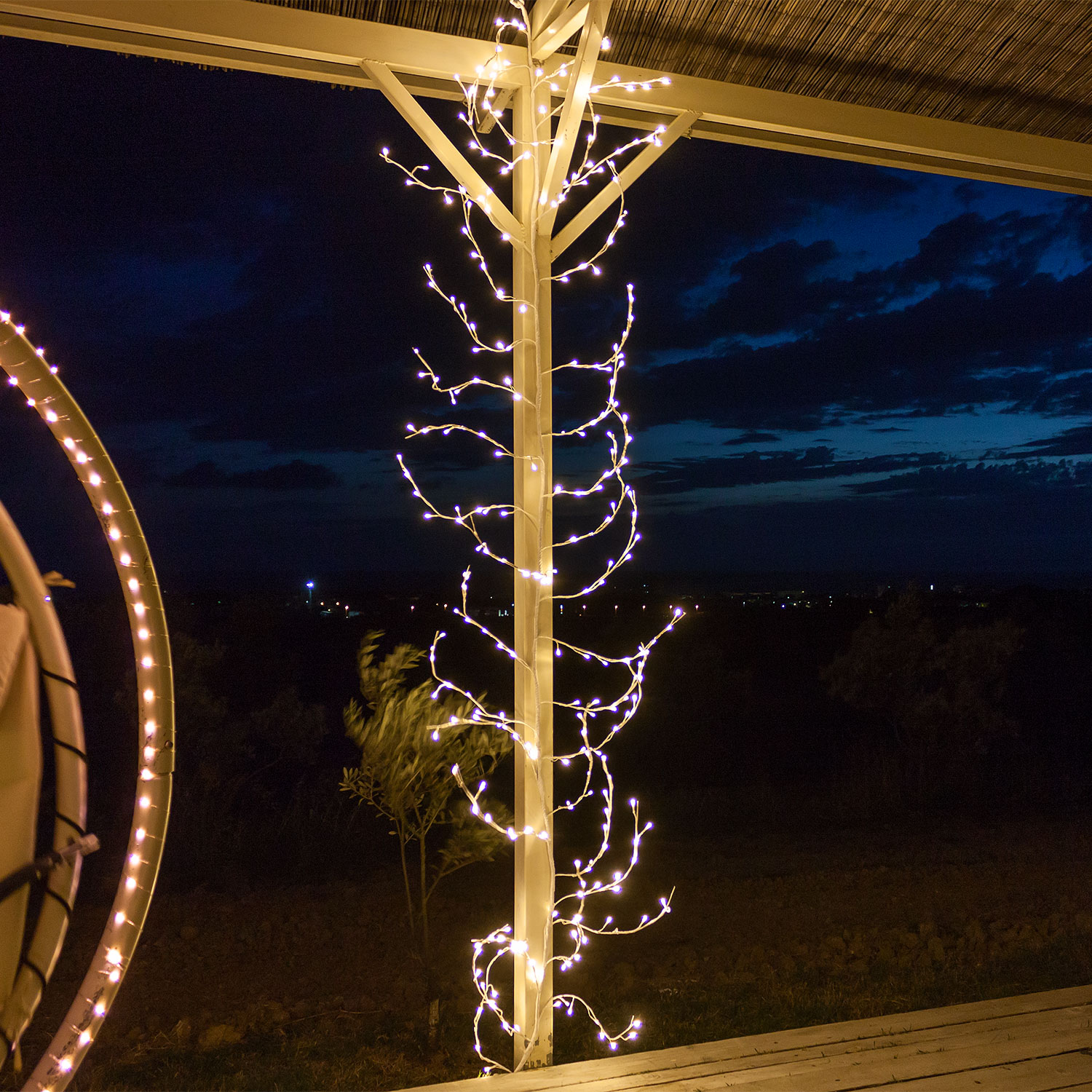 3m White Branch Lights, 288 Warm White LEDs 12 3m White Branch Lights, 288 Warm White LEDs 12