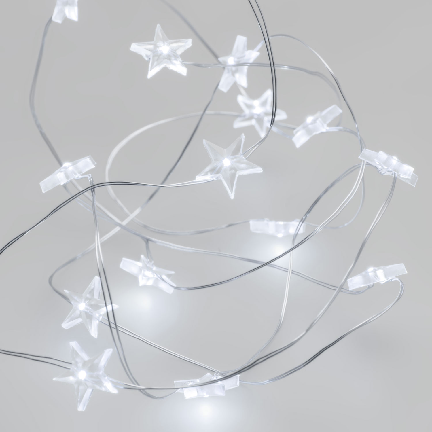 Guirnalda Led estrellas blancas 1,9m 4 Guirnalda Led estrellas blancas 1,9m 4