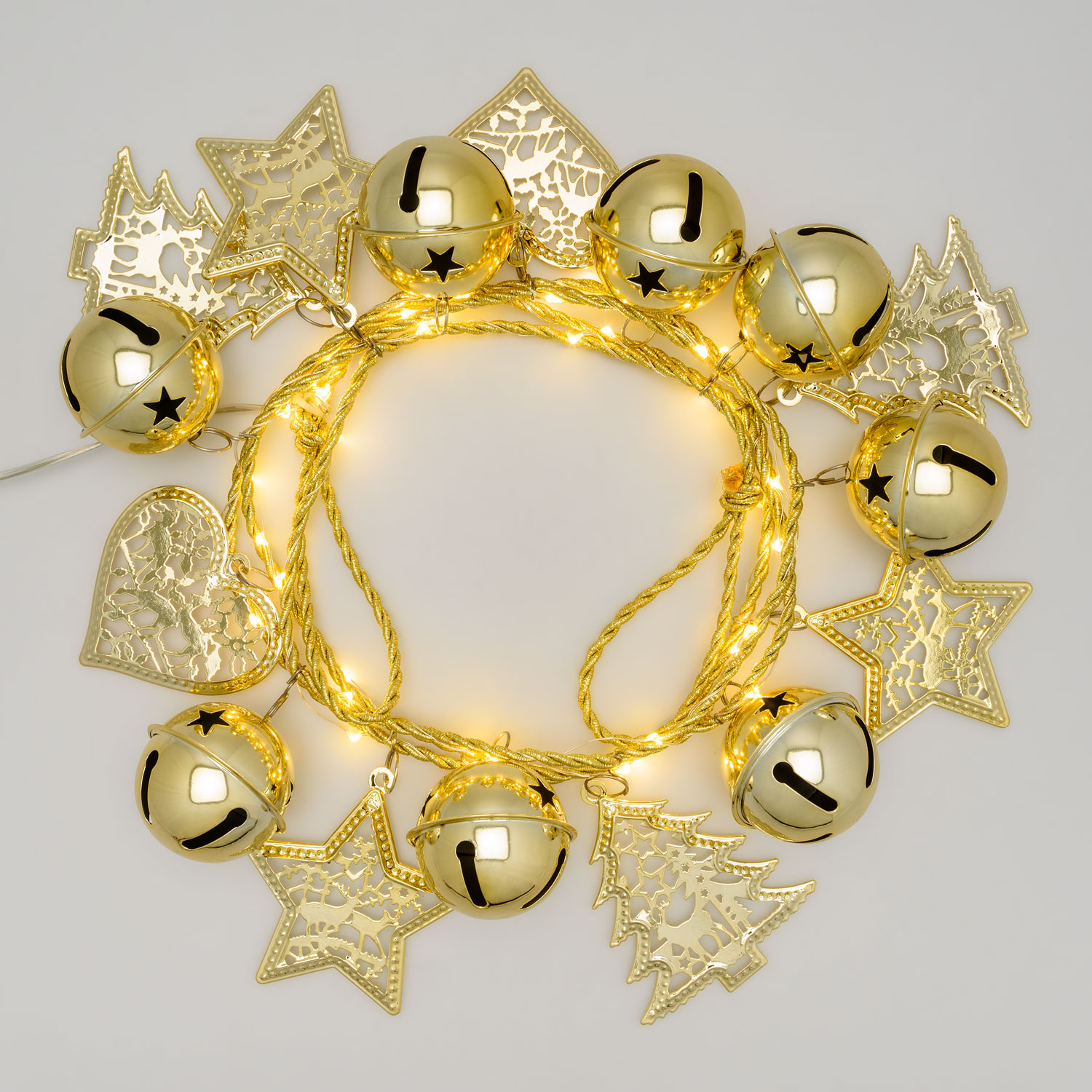 1.8 m, Gold Colored Metal Decorations Battery String Lights, 36 MicroLEDs, Warm White 4 1.8 m, Gold Colored Metal Decorations Battery String Lights, 36 MicroLEDs, Warm White 4