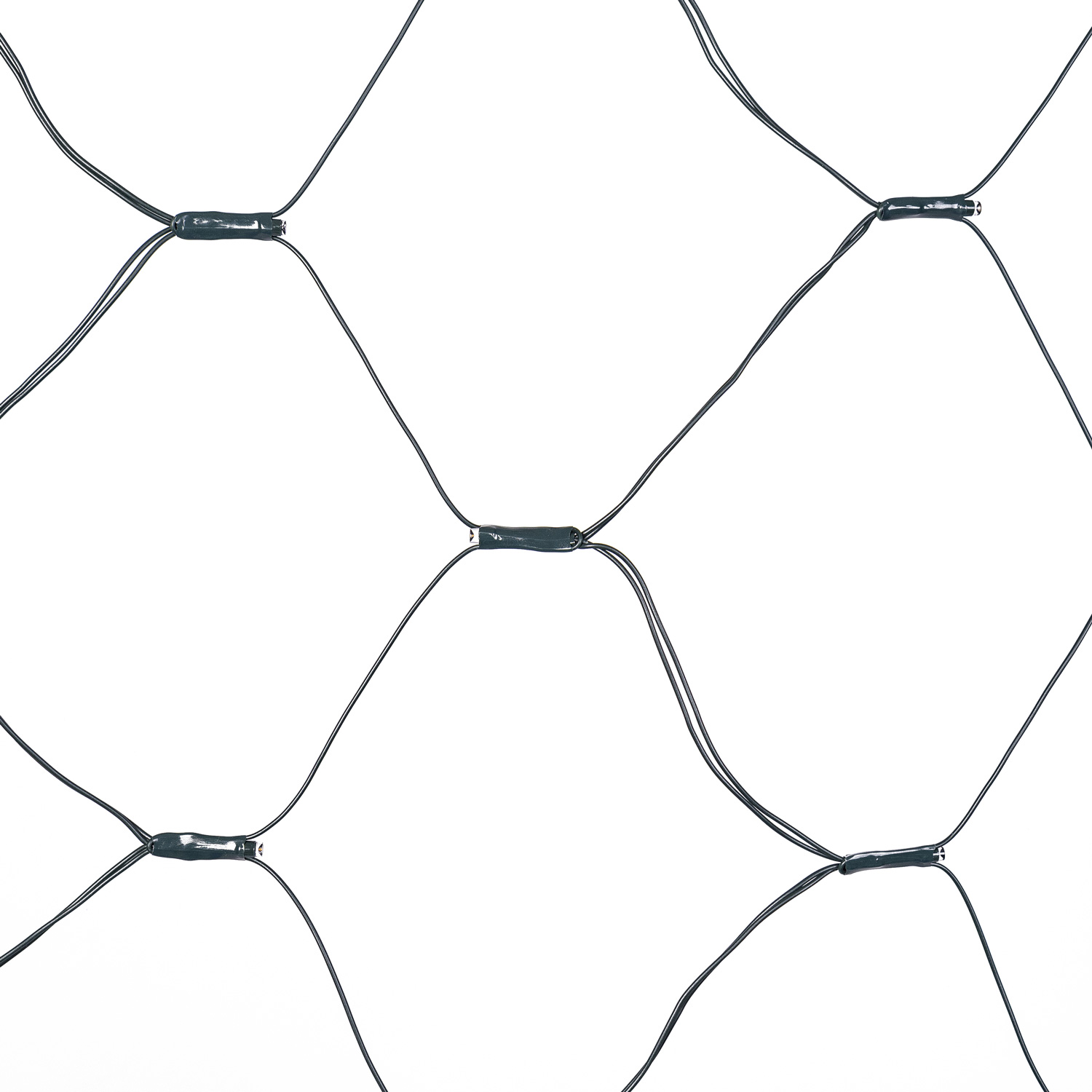 Rete Connect+ 2 x h. 1 m, 120 led bianco caldo, cavo verde, prolungabile 5