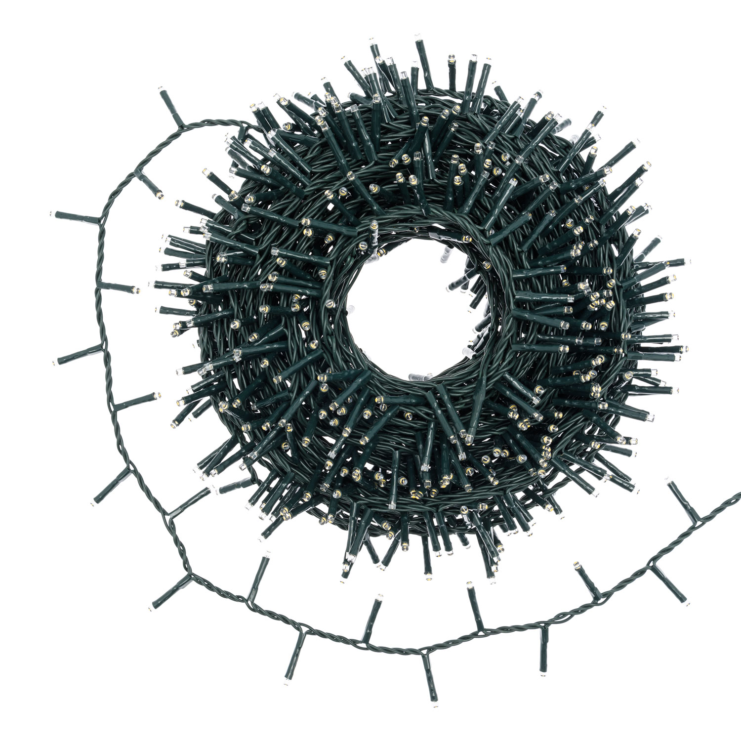 MiniCluster Lichterkette 30,5 m, 1000 MiniLEDs warmweiß 5 MiniCluster Lichterkette 30,5 m, 1000 MiniLEDs warmweiß 5
