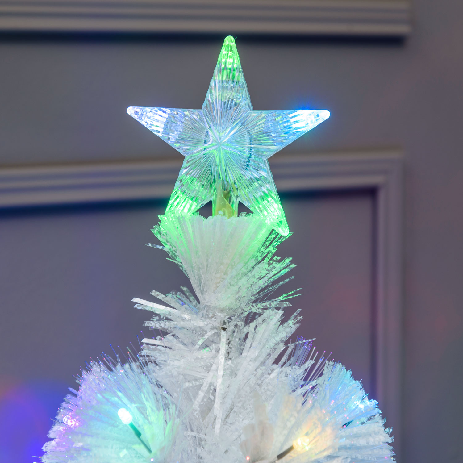 Sapin de Noël avec fibre avec fibres optiques multicolor, 100 cm, 95 led RGB 10 Sapin de Noël avec fibre avec fibres optiques multicolor, 100 cm, 95 led RGB 10