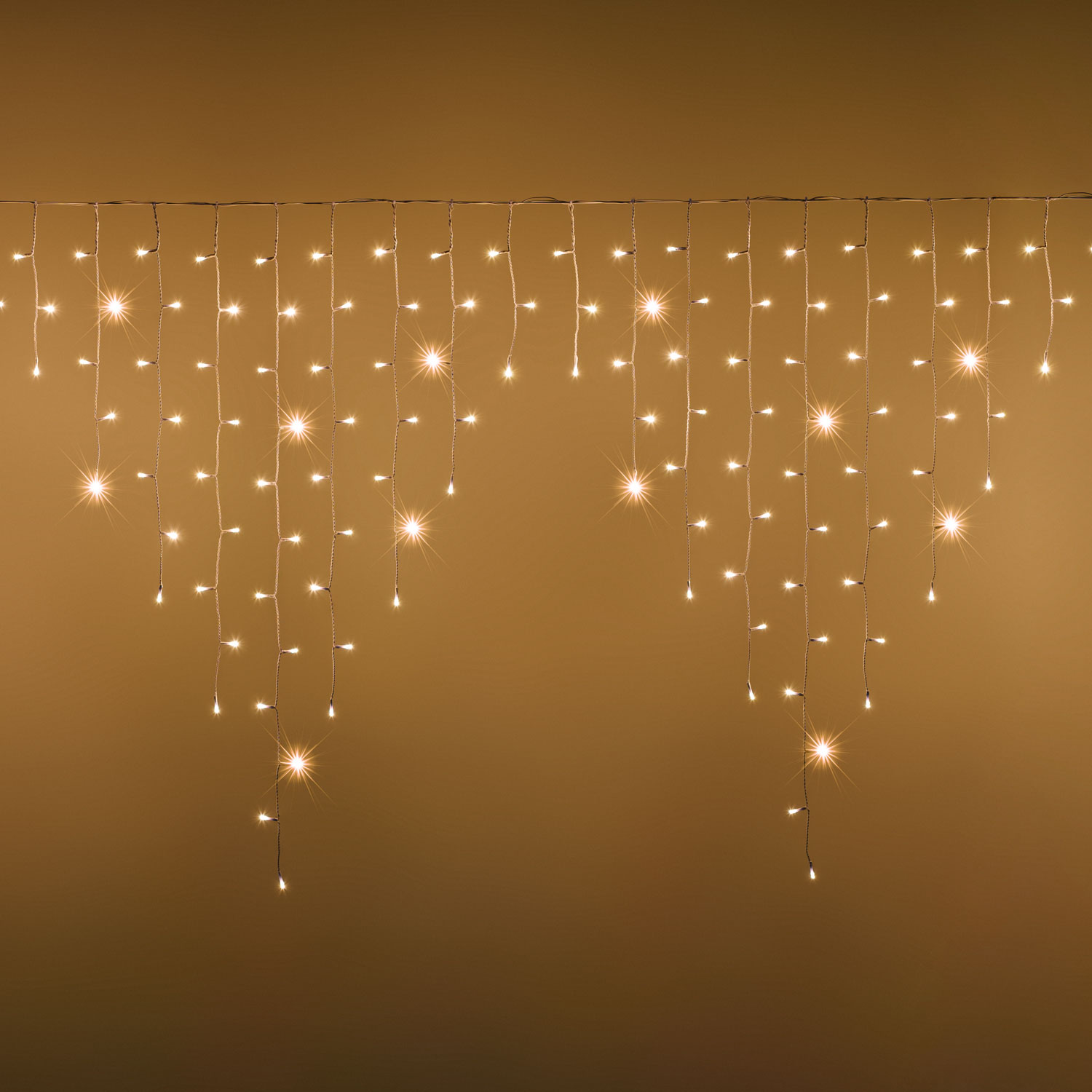 Estalactitas de luces Led 4,5 x h. 1,2 m con destellos 3 Estalactitas de luces Led 4,5 x h. 1,2 m con destellos 3