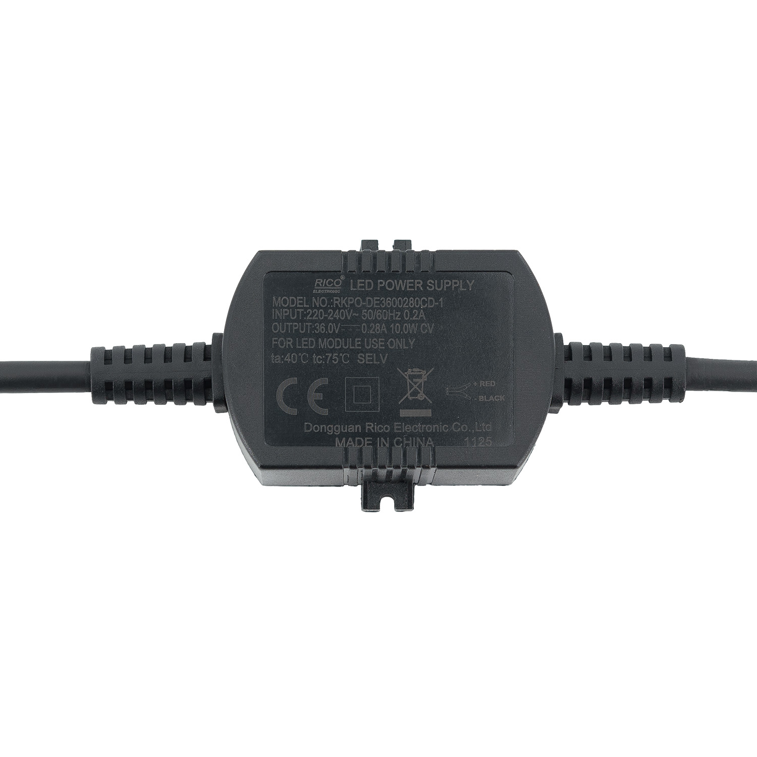 Trasformatore in-line PML IP67 - Connect ProLine 36V, 10 Watt, cavo nero, uso esterno 2