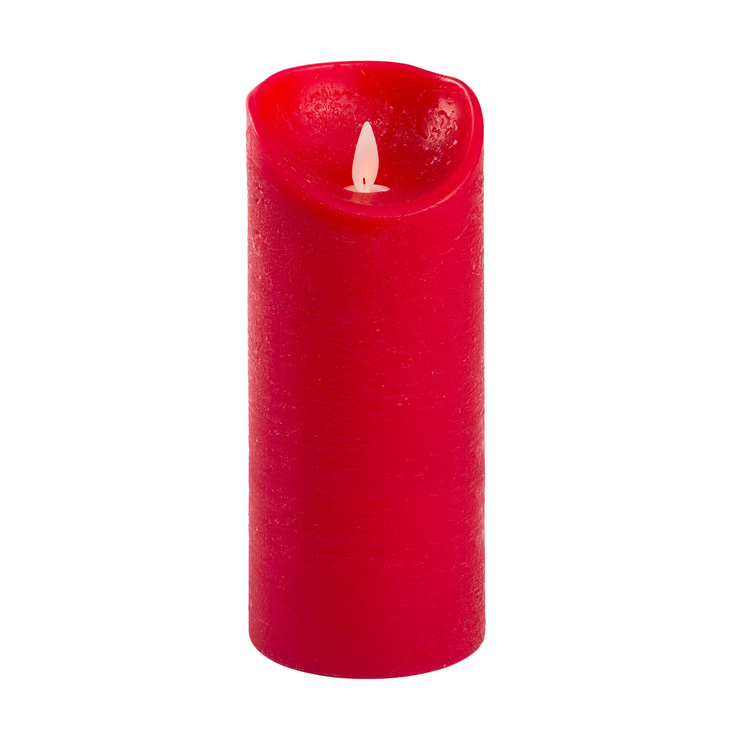 Rote LED-Wachskerze (18 cm) 3 Rote LED-Wachskerze (18 cm) 3