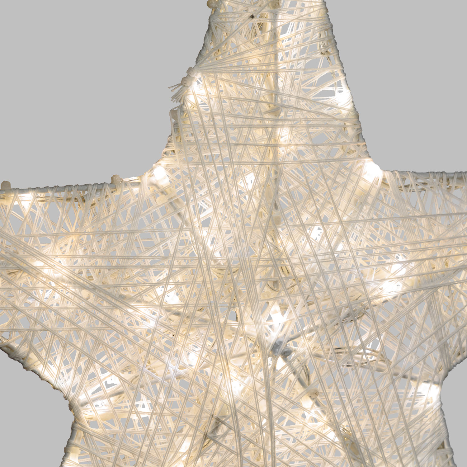 Estrella blanca 3D Ø 45 cm, Dual Color led blanco cálido y frío 15 Estrella blanca 3D Ø 45 cm, Dual Color led blanco cálido y frío 15