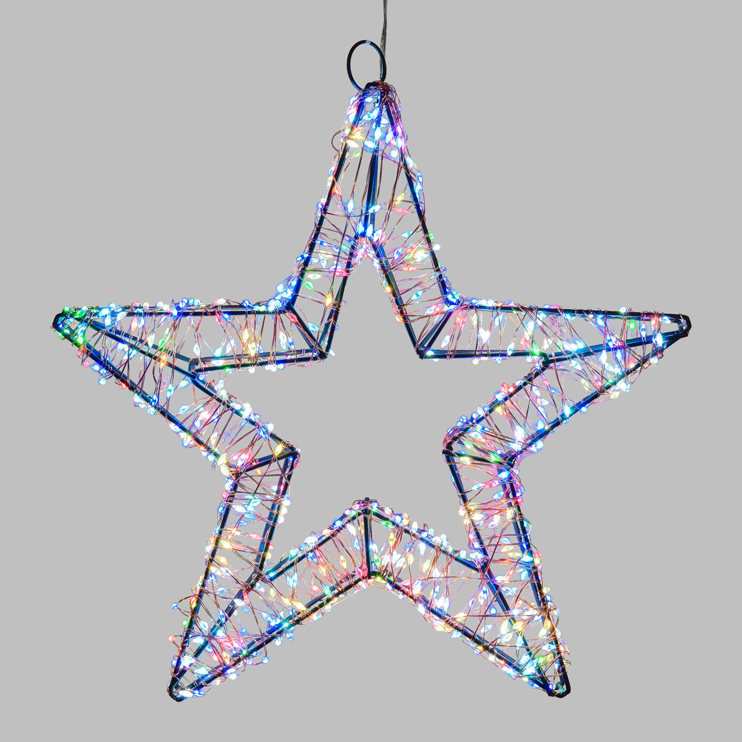 Étoile 3D Marron Ø 35 cm, 800 Micro led RGB Couleurs Changeantes, intérieur Étoile 3D Marron Ø 35 cm, 800 Micro led RGB Couleurs Changeantes, intérieur