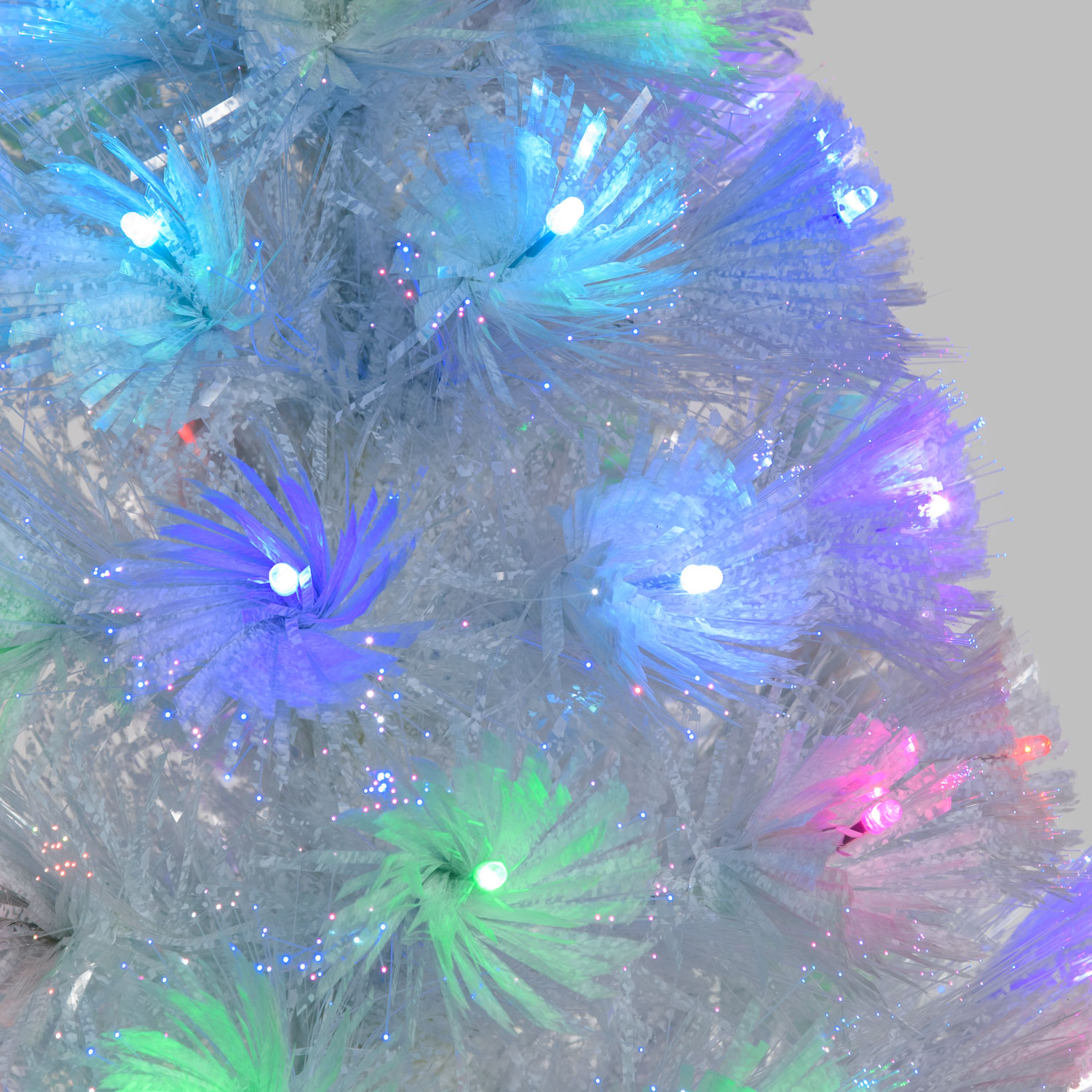 Sapin de Noël avec fibre avec fibres optiques multicolor, 100 cm, 95 led RGB 8 Sapin de Noël avec fibre avec fibres optiques multicolor, 100 cm, 95 led RGB 8