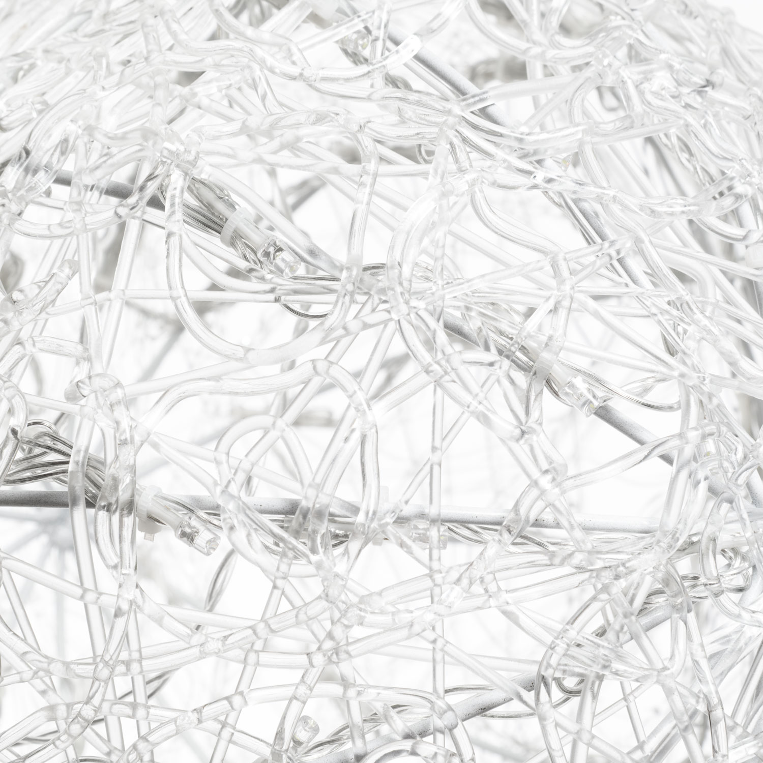 Sphère acrylique transparente, Ø 26 cm, LED blanc froid 4 Sphère acrylique transparente, Ø 26 cm, LED blanc froid 4