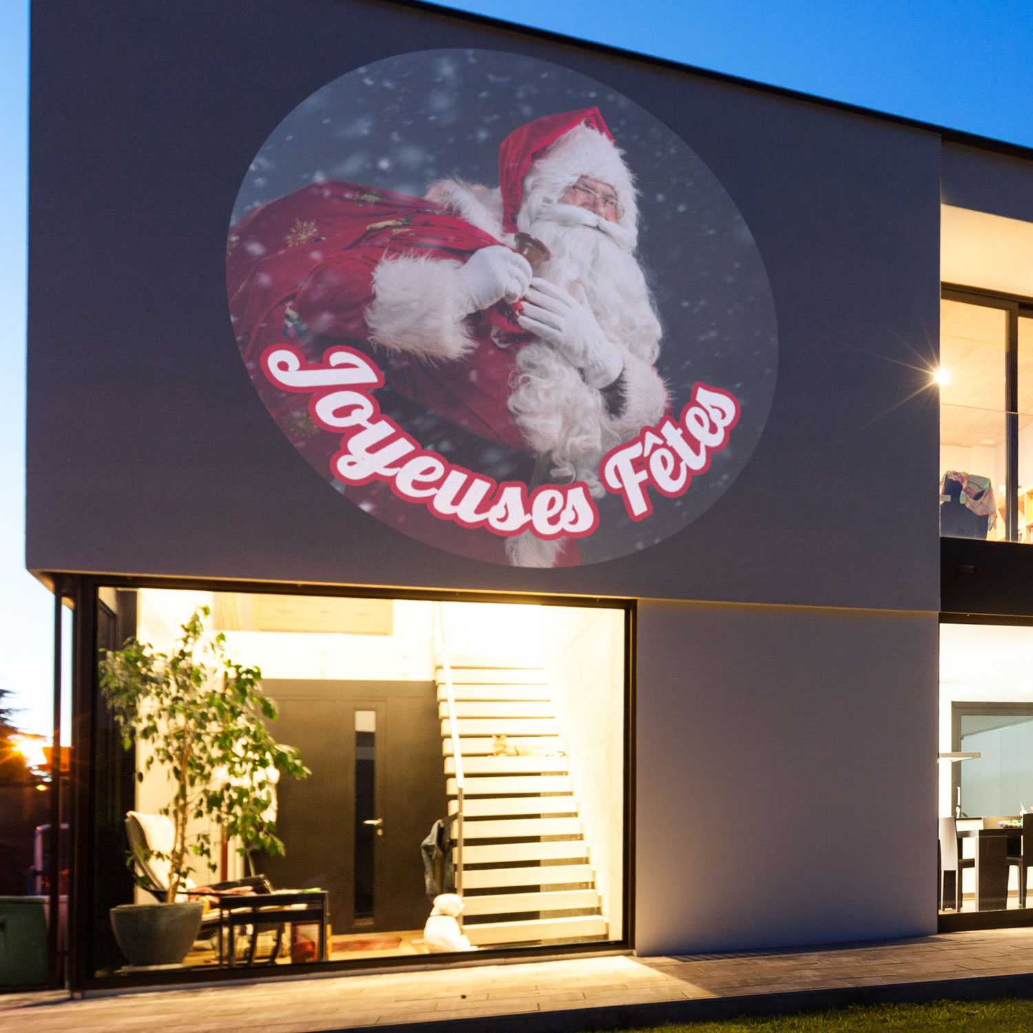Gobo Père Noël avec son sac 2 Gobo Père Noël avec son sac 2