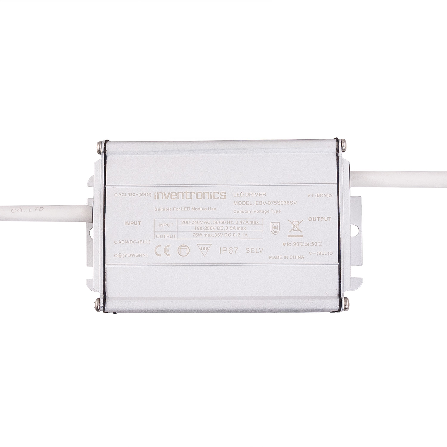 Trasformatore Connect ProLine 36V fino a 2200 led, 75 Watt, uso esterno 8