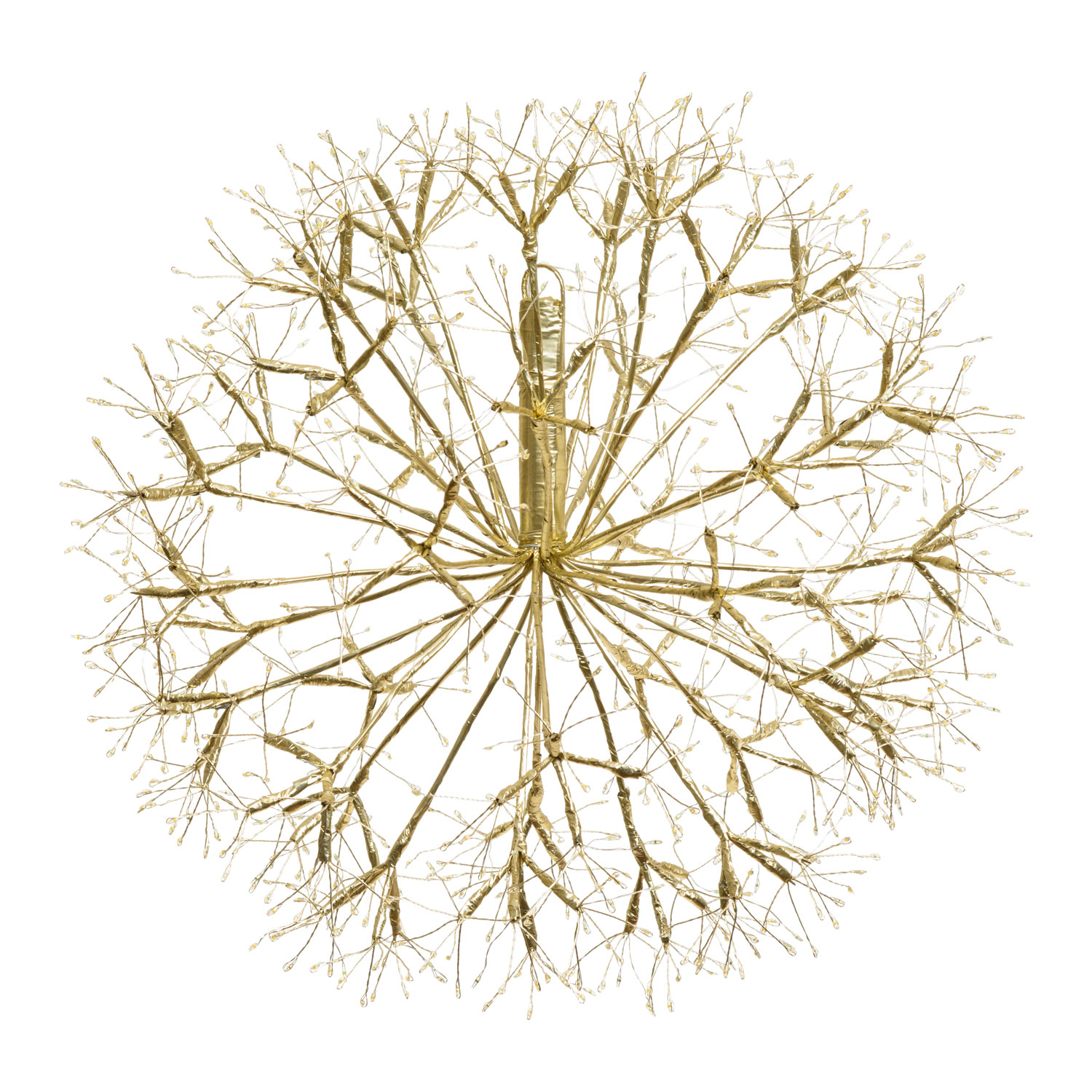 Esfera RICCO con ramas champagne, Ø 50 cm, 912 microled blanco cálido y blanco frío, uso interior 4 Esfera RICCO con ramas champagne, Ø 50 cm, 912 microled blanco cálido y blanco frío, uso interior 4