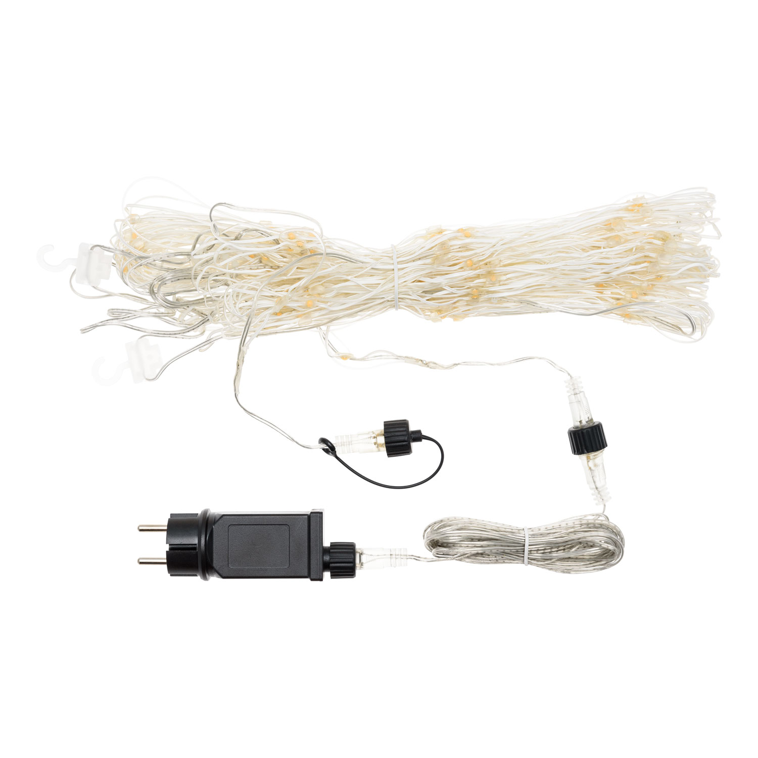 Filet lumineux câble blanc MicroLED PRO 2 x h 1 m, 273 microled blanc chaud traditionnel 2 Filet lumineux câble blanc MicroLED PRO 2 x h 1 m, 273 microled blanc chaud traditionnel 2