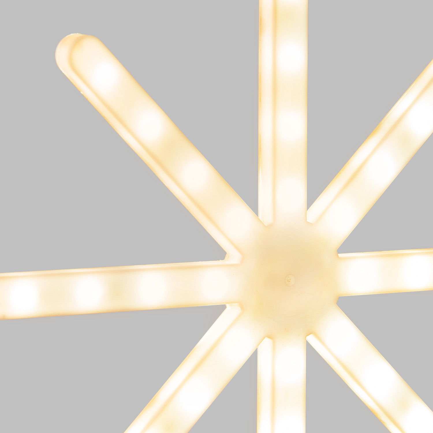 Estrella Polar Animada 36 cm, Connect ProLine 36V, 76 led SMD blanco cálido, cable transparente 4