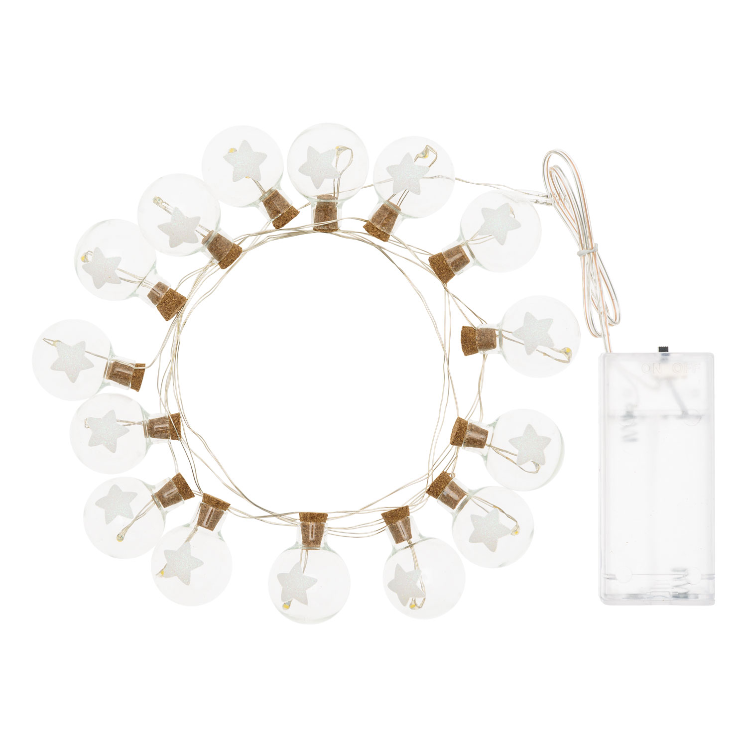 Guirnalda Led con bombillas estrellas 1,5m 2 Guirnalda Led con bombillas estrellas 1,5m 2
