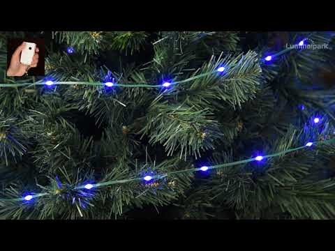 Catena Gocce di Luce da 30 m, 400 Led ultra luminosi blu 2 Catena Gocce di Luce da 30 m, 400 Led ultra luminosi blu 2