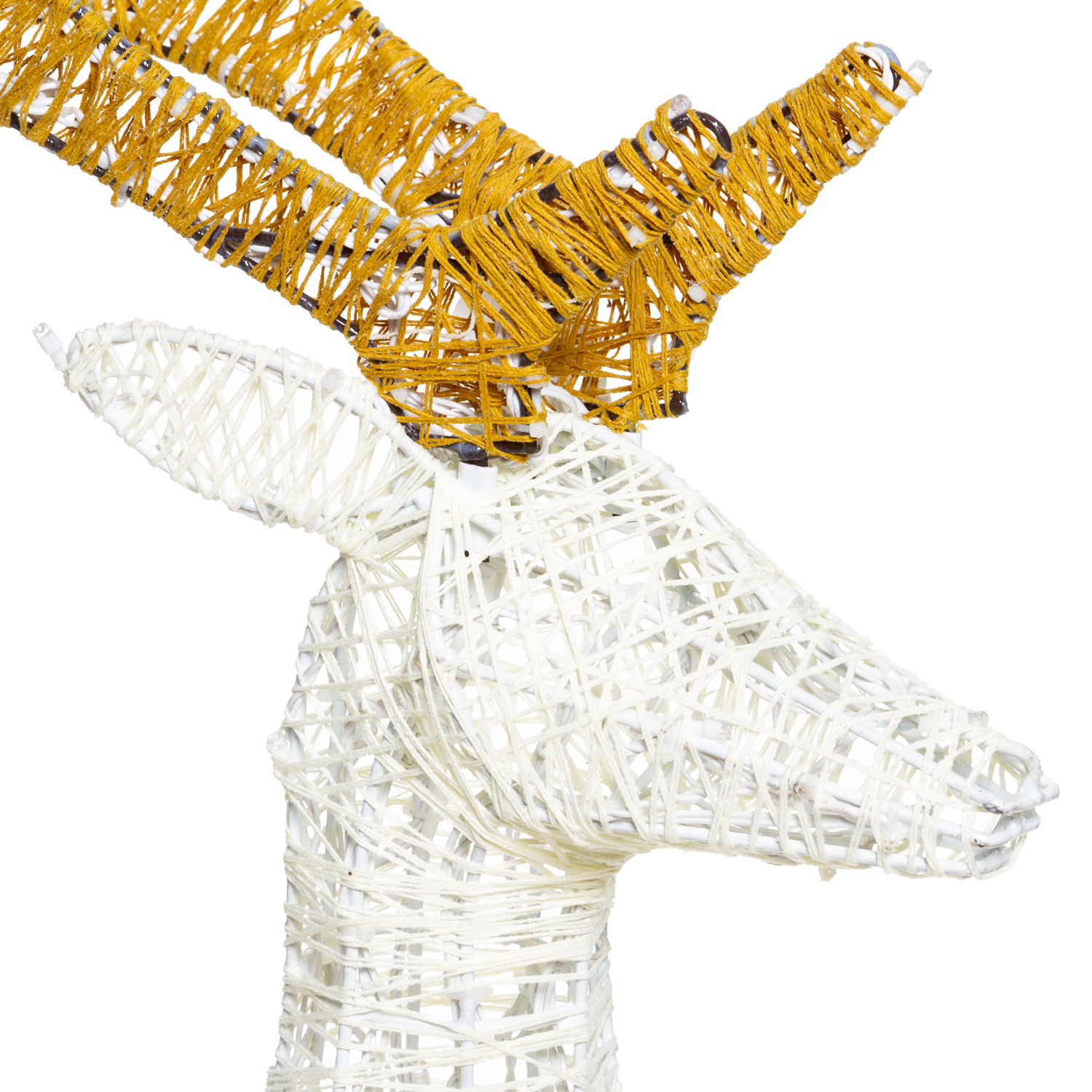 Reno 3D crema y marrón 105 cm, led blanco extra cálido 5 Reno 3D crema y marrón 105 cm, led blanco extra cálido 5