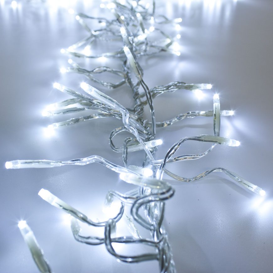 12.5m 1100 White MiniLed Cluster String Lights 7 12.5m 1100 White MiniLed Cluster String Lights 7