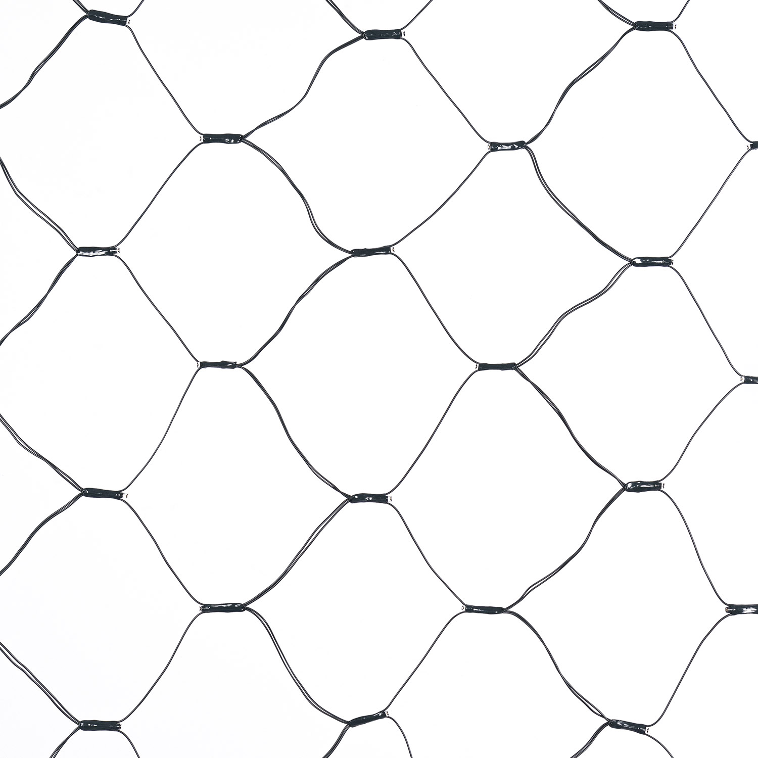 Rete Connect+ 2 x h. 1 m, 120 led bianco caldo, cavo verde, prolungabile 2