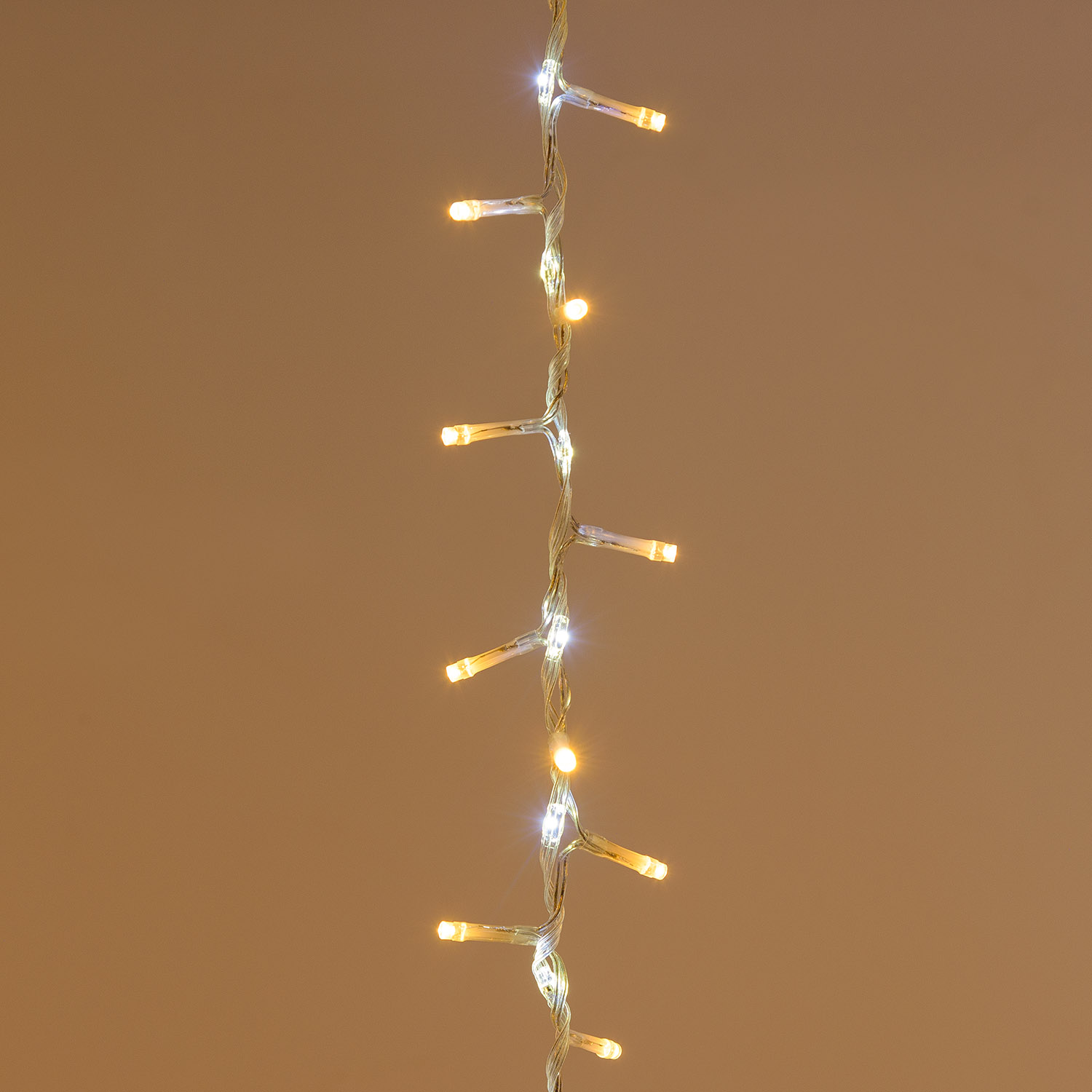 Tenda Nastro di Luce StarFall 4,6 x h 0,8 m, 1152 led bianco caldo e bianco freddo, cavo trasparente 4