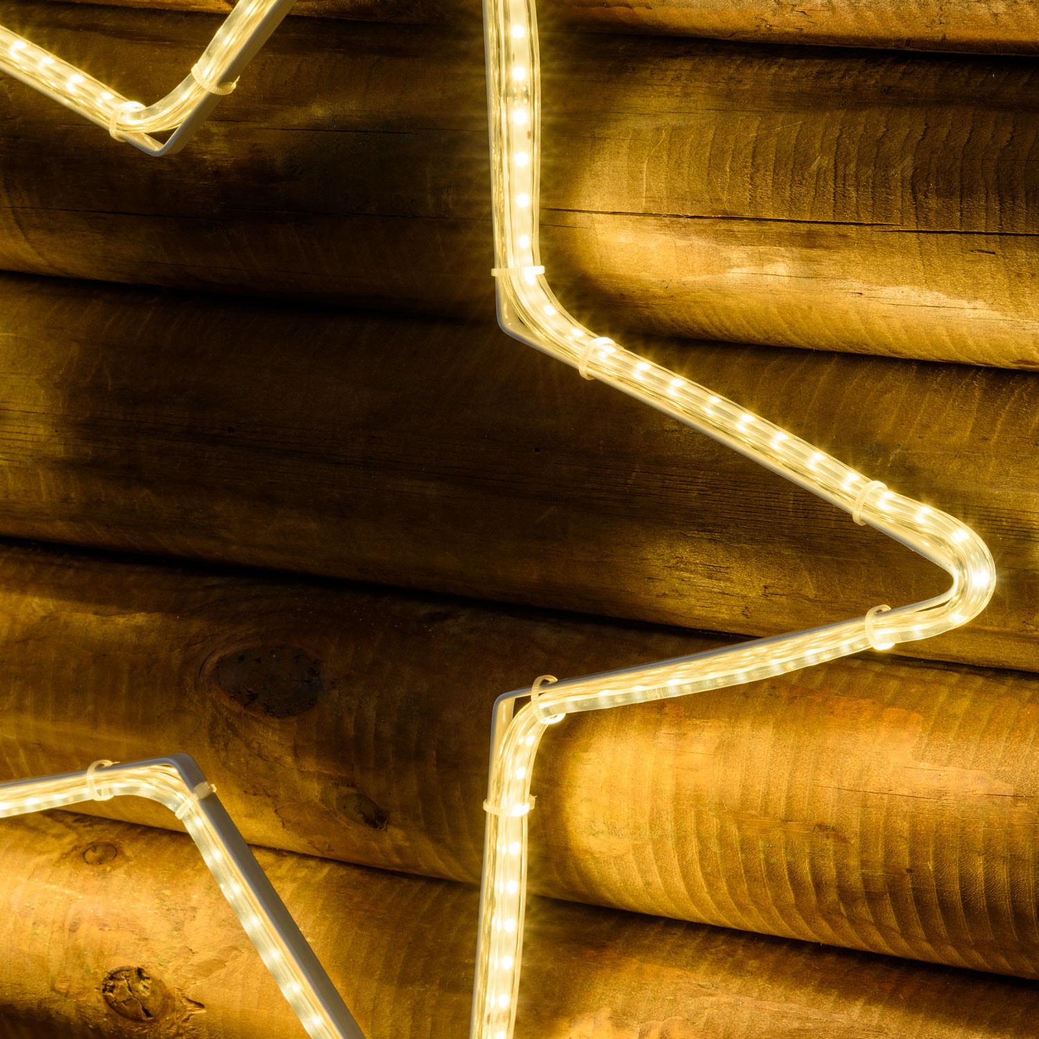 Étoile filante en tube ultra lumineux 100 x 40 cm, led blanc chaud 7 Étoile filante en tube ultra lumineux 100 x 40 cm, led blanc chaud 7