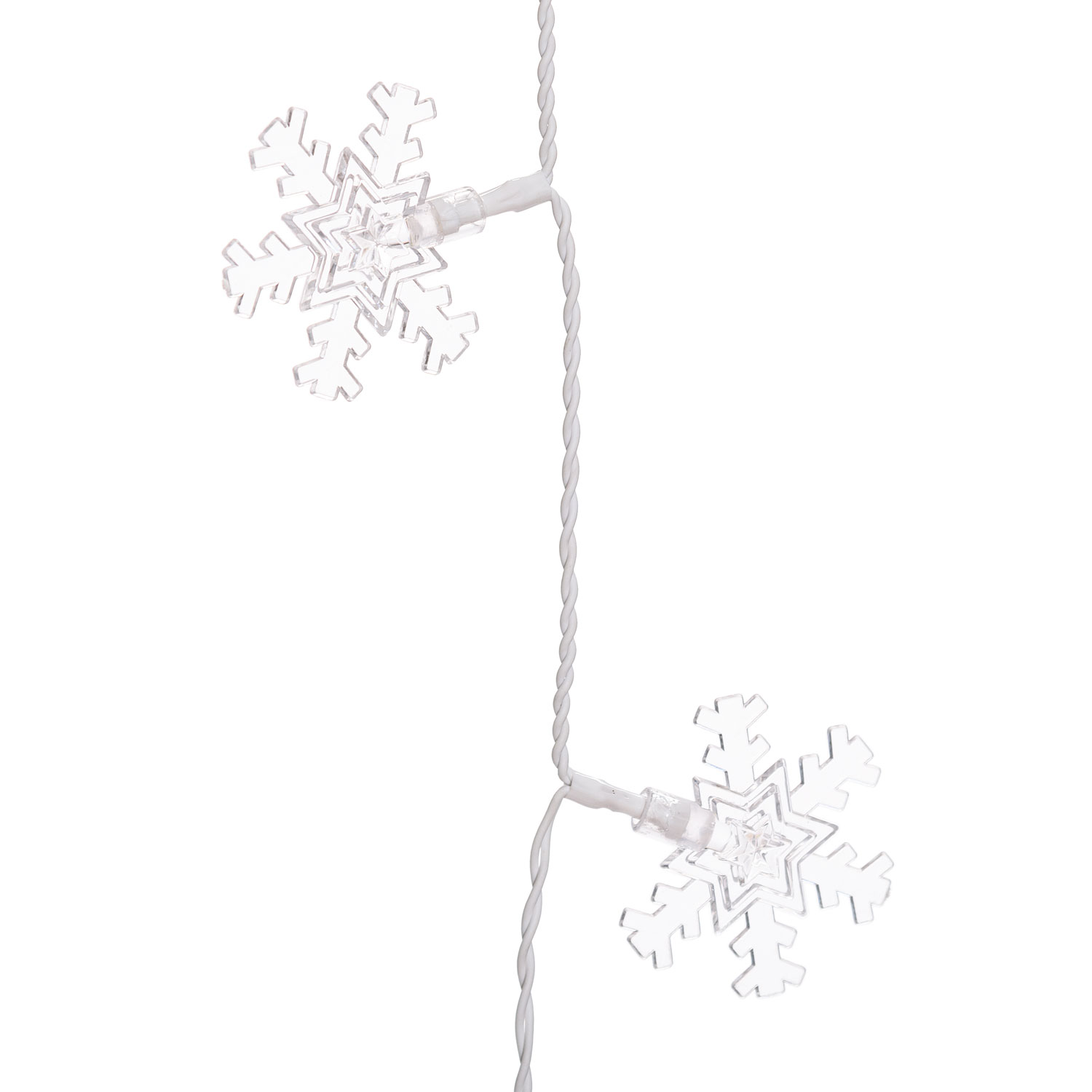 Eisregen-Lichterkette mit LED-Kristalle kaltweiß und blau 7 Eisregen-Lichterkette mit LED-Kristalle kaltweiß und blau 7