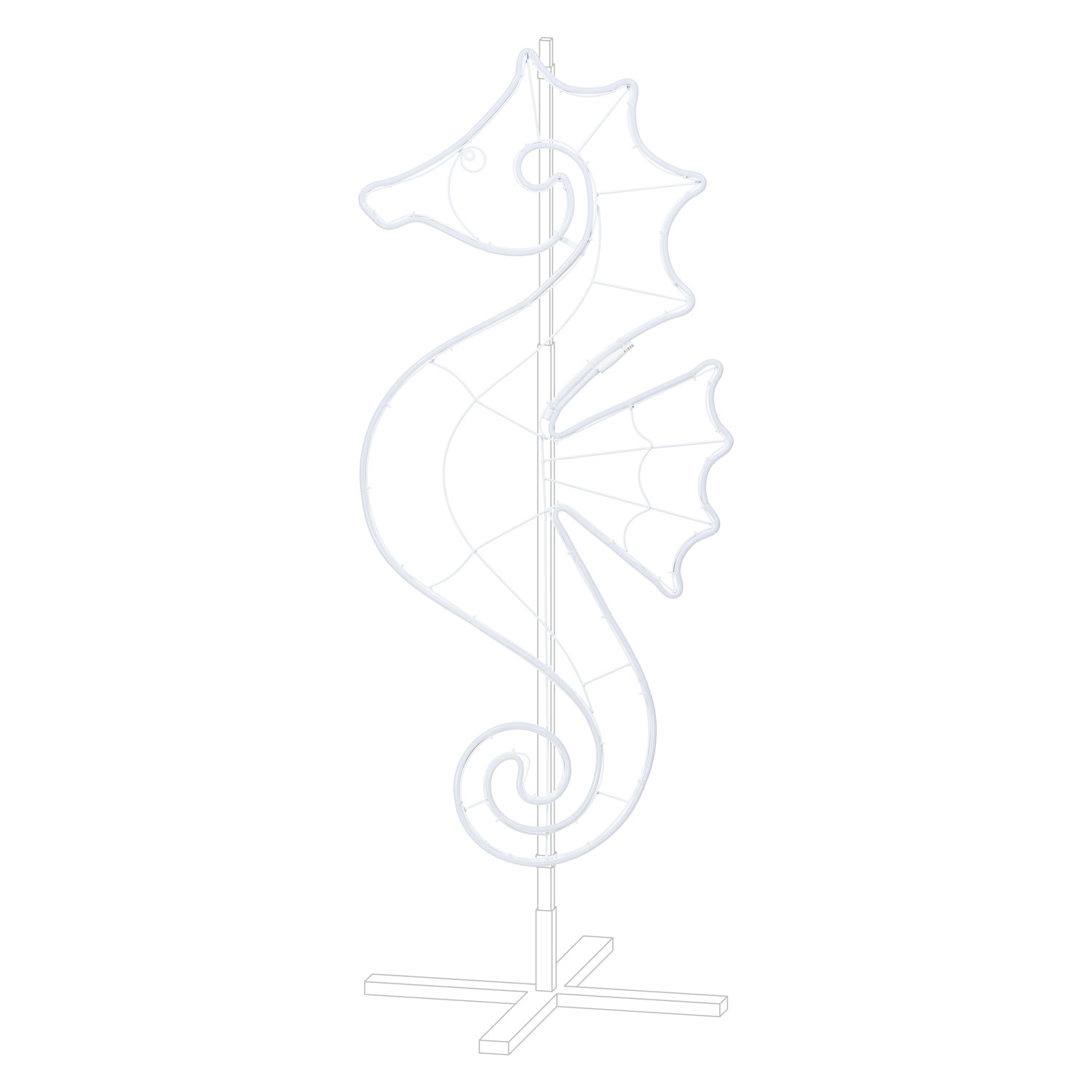 Caballito de mar Neón h. 114cm 5 Caballito de mar Neón h. 114cm 5